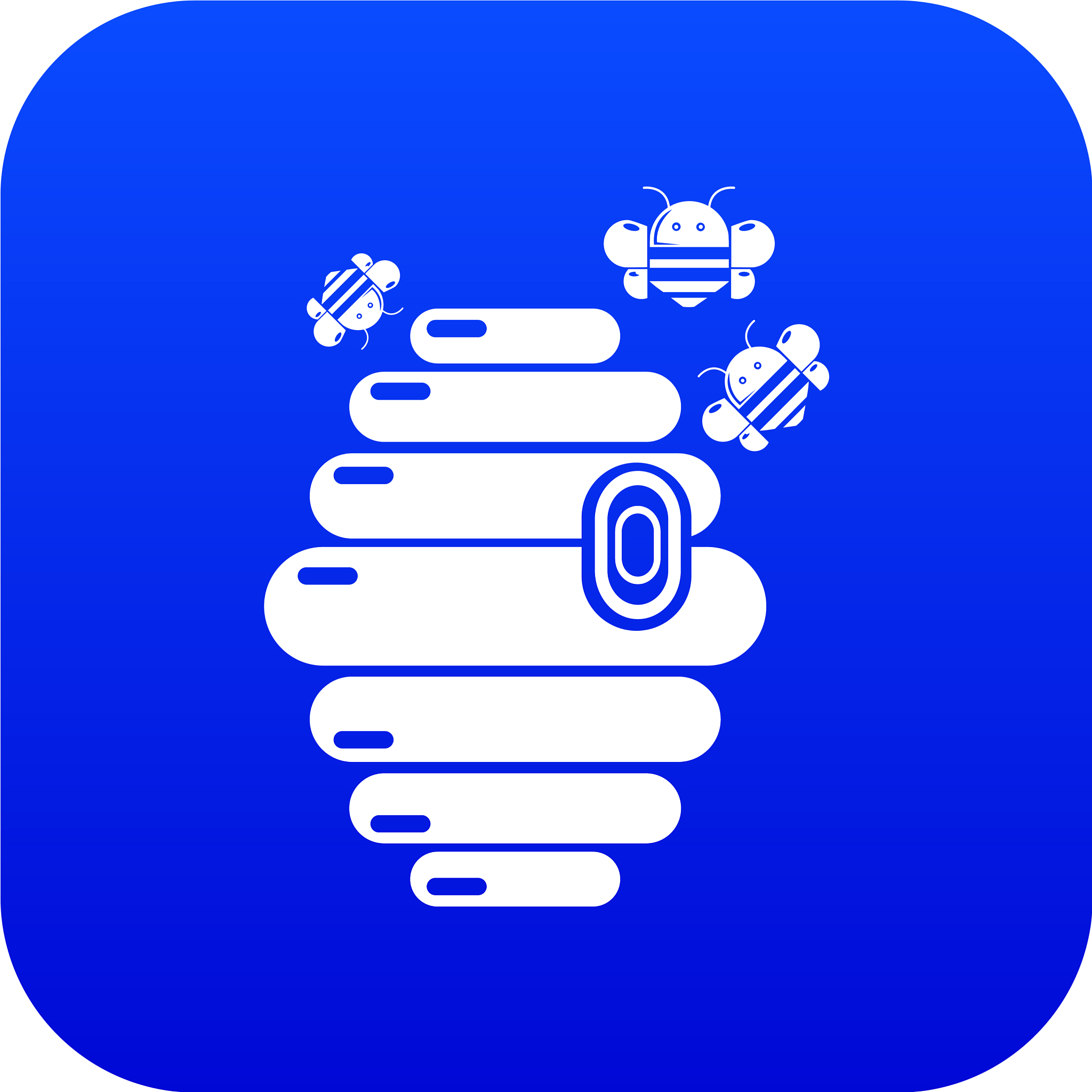 swarm icon blue