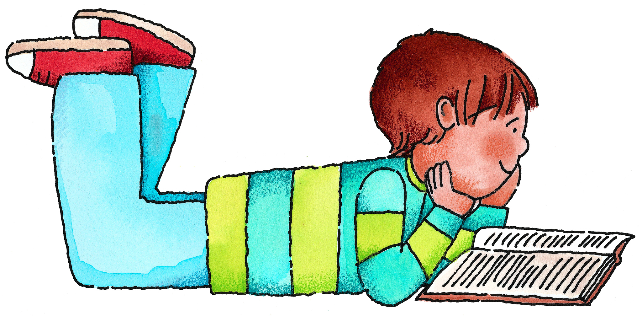 boy reading