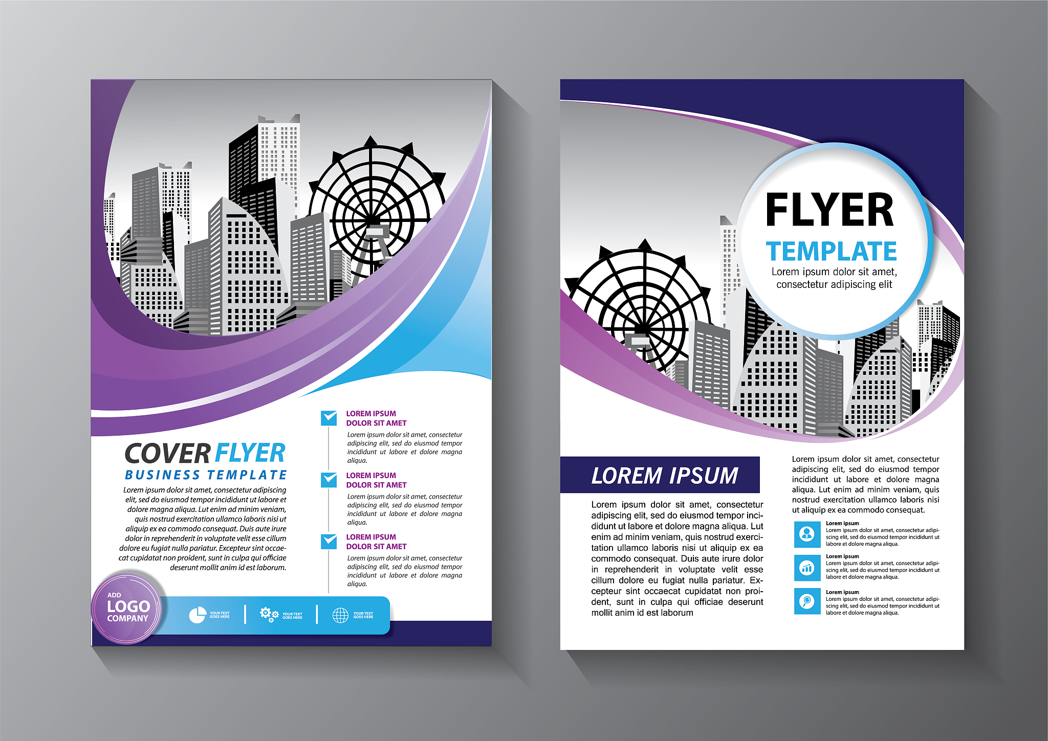 business abstract vector template. brochure design, cover modern