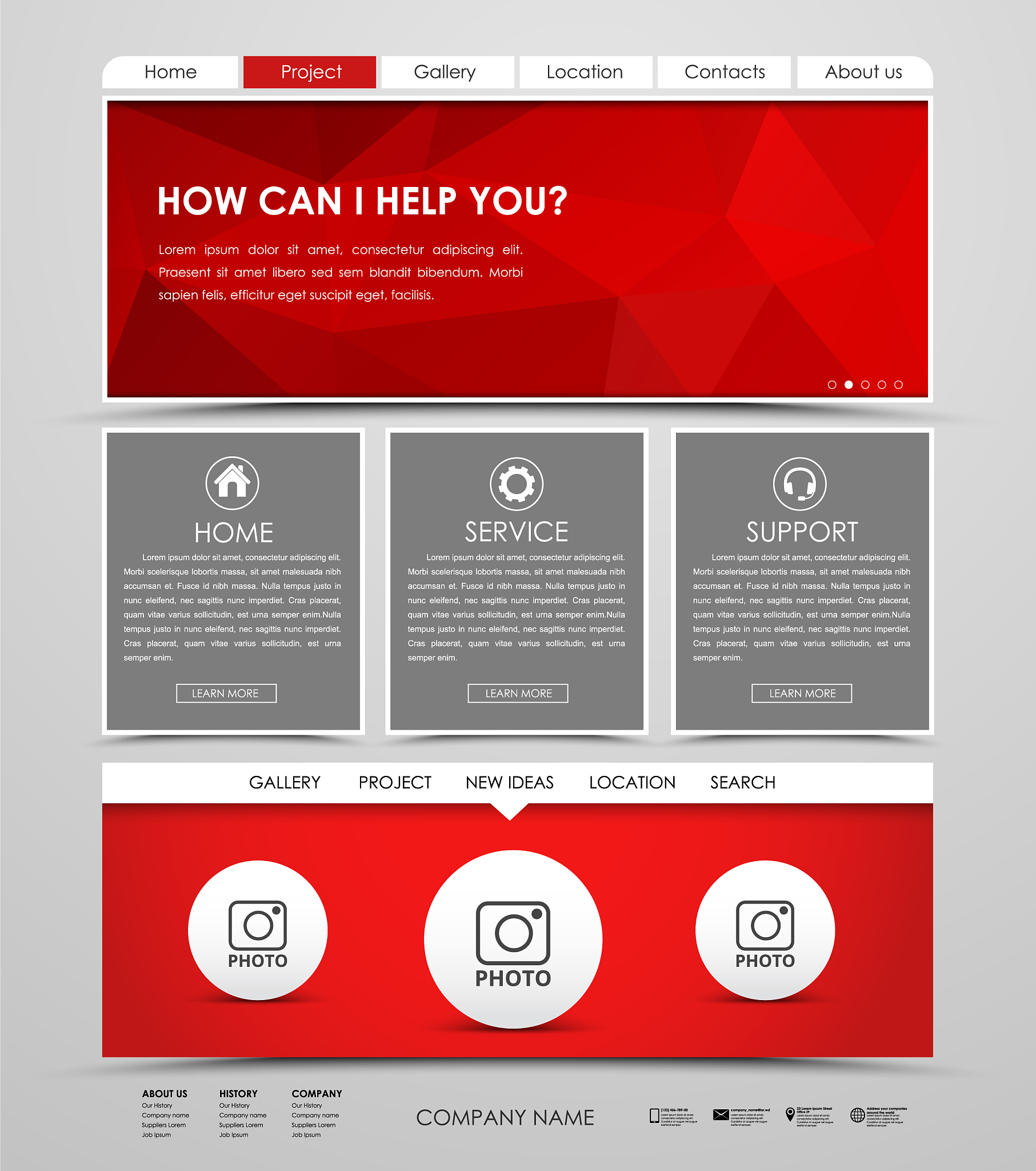 template web site