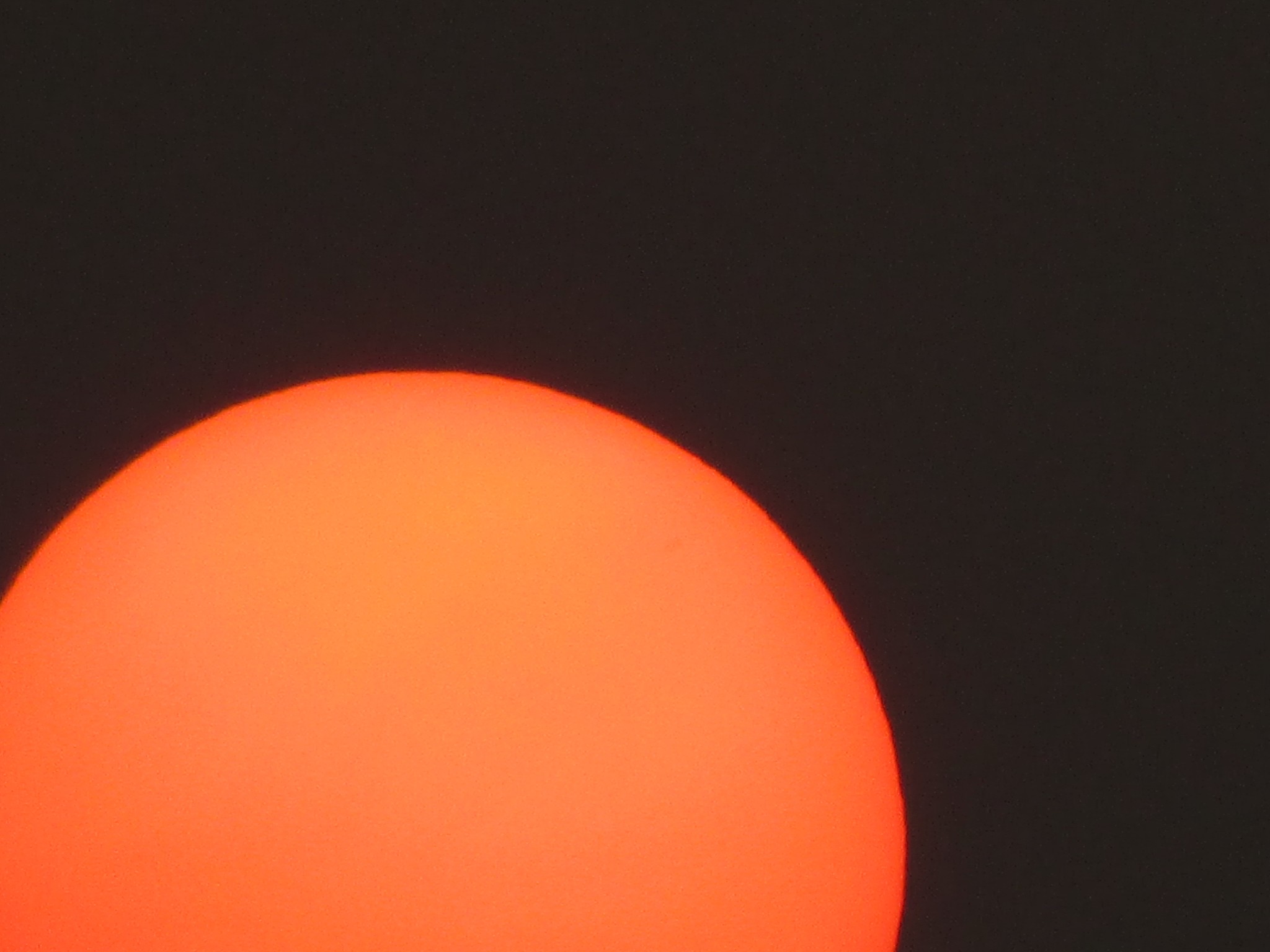 close up big sunset, big orange sun, dramatic sunset, beautiful 