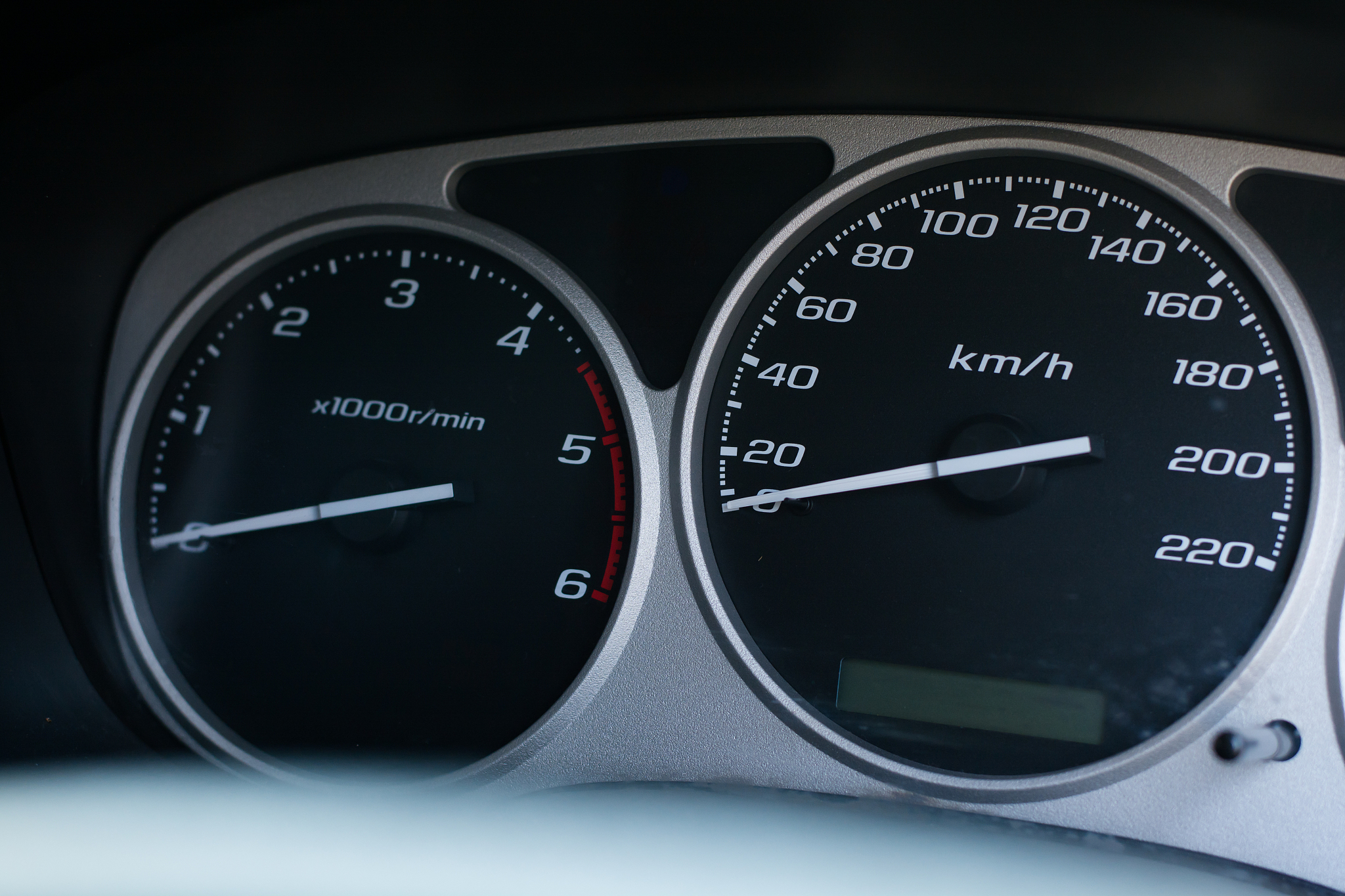 instrument panel of modern car