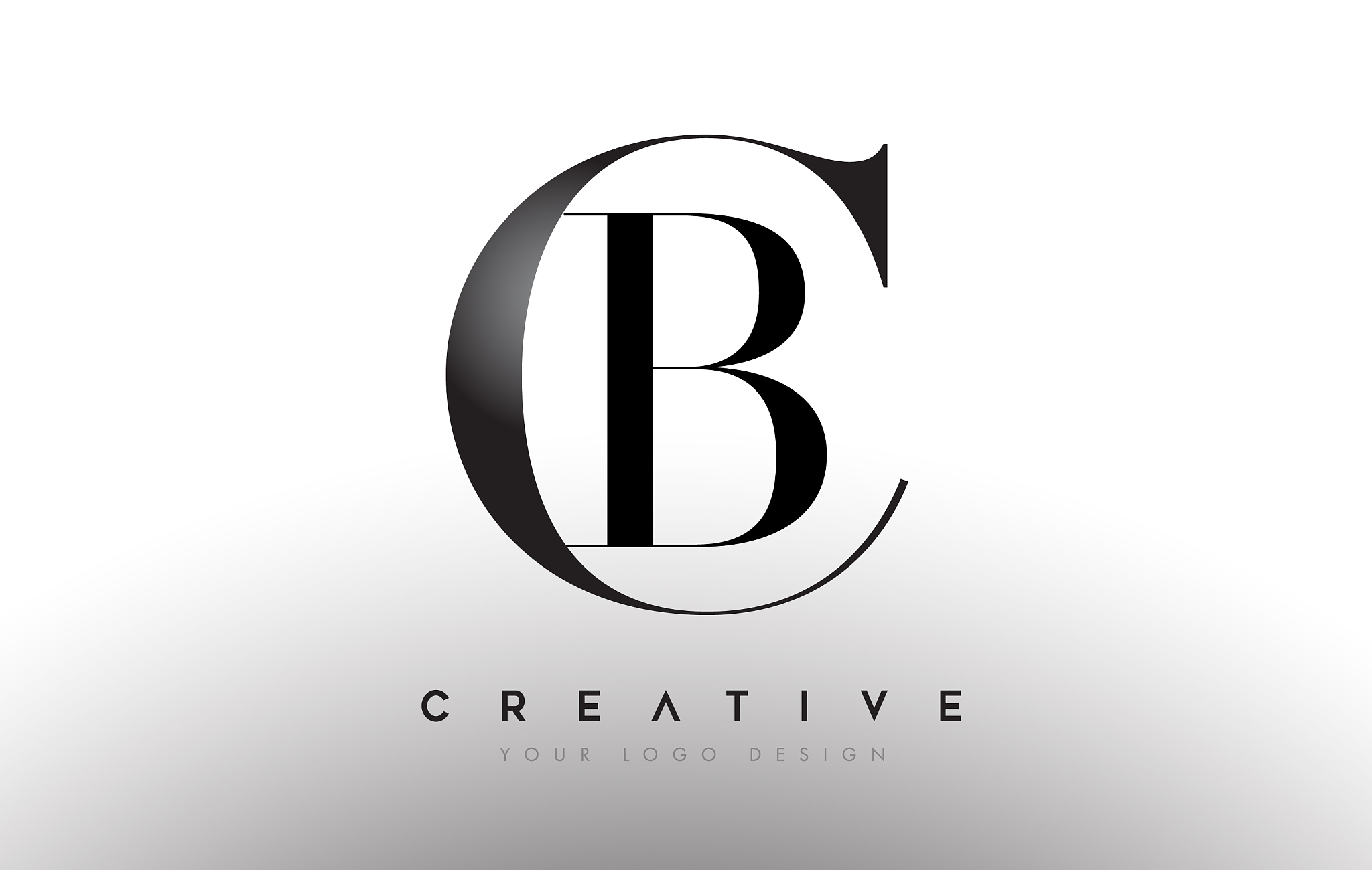 cb bc letter design logo logotype icon concept