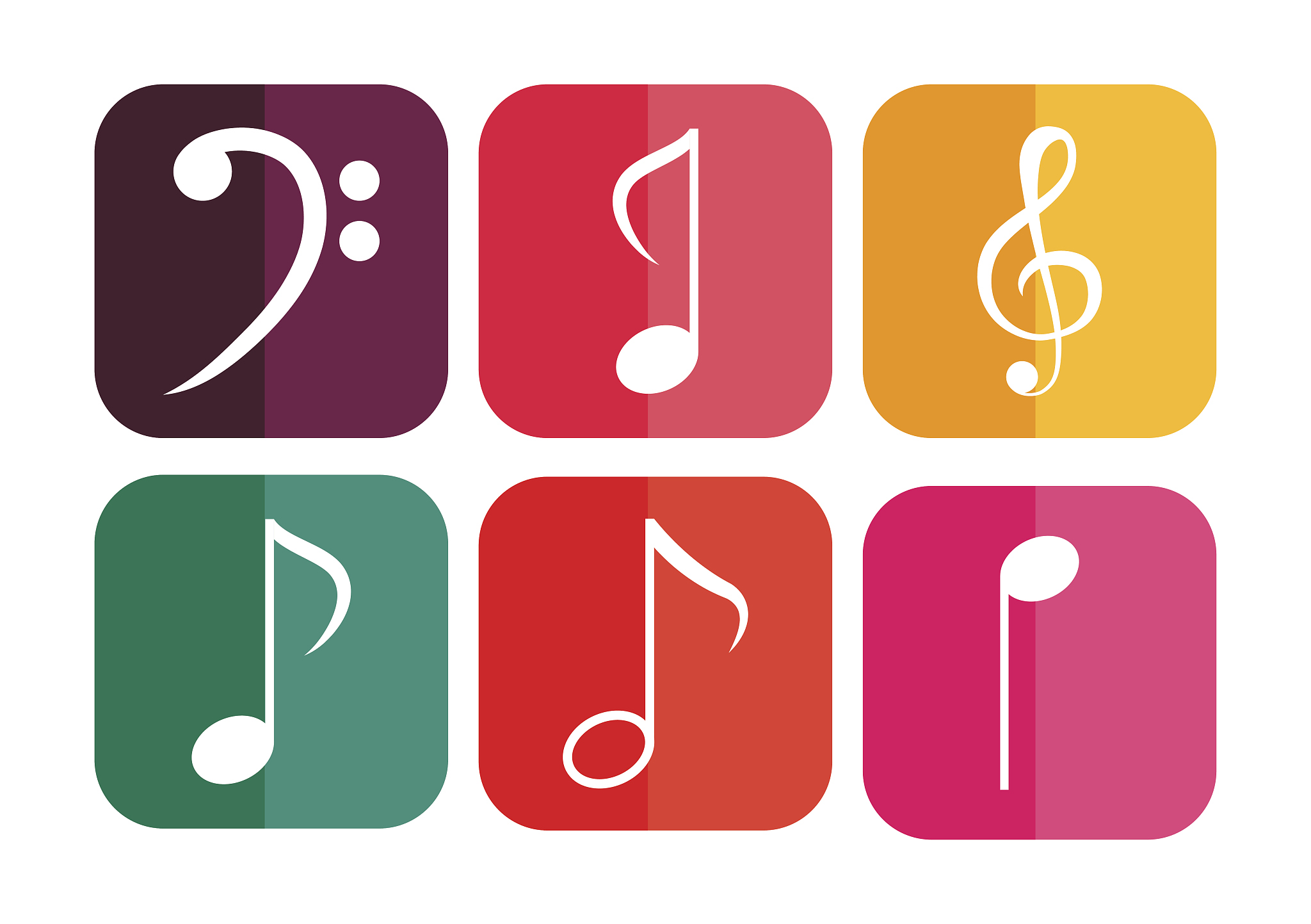 musical notes design