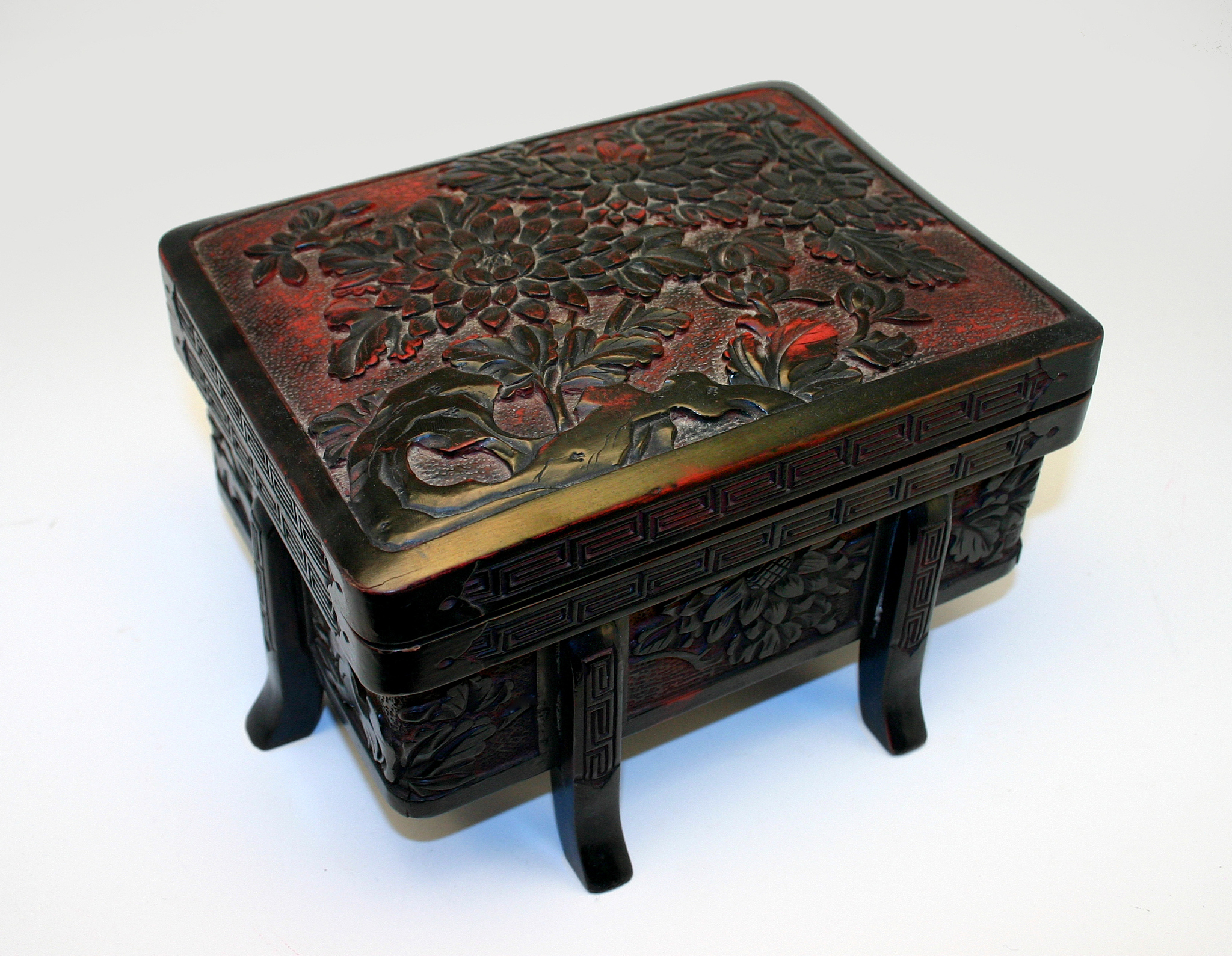 antique cinnabar box