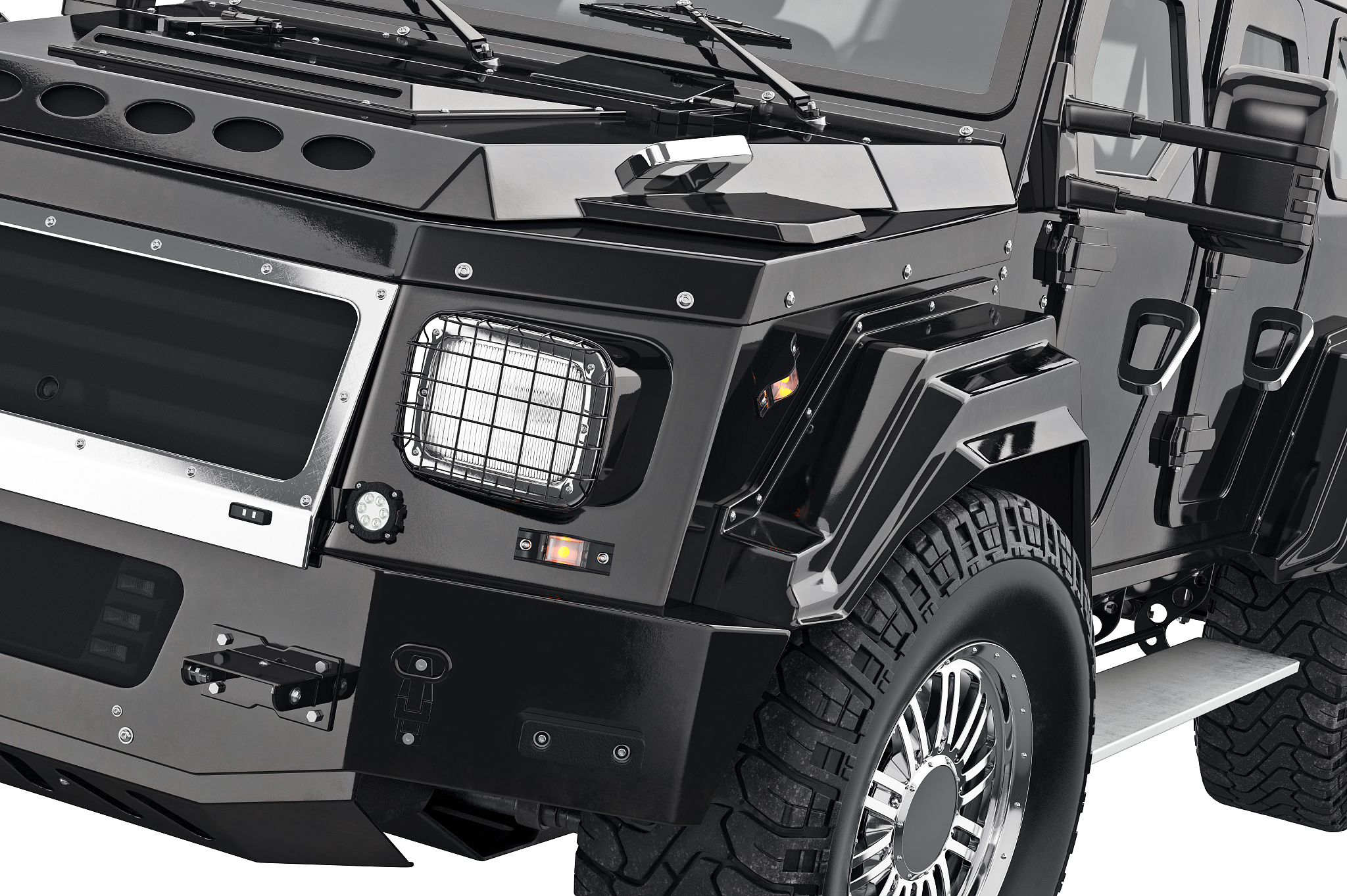 suv vehicle, close view