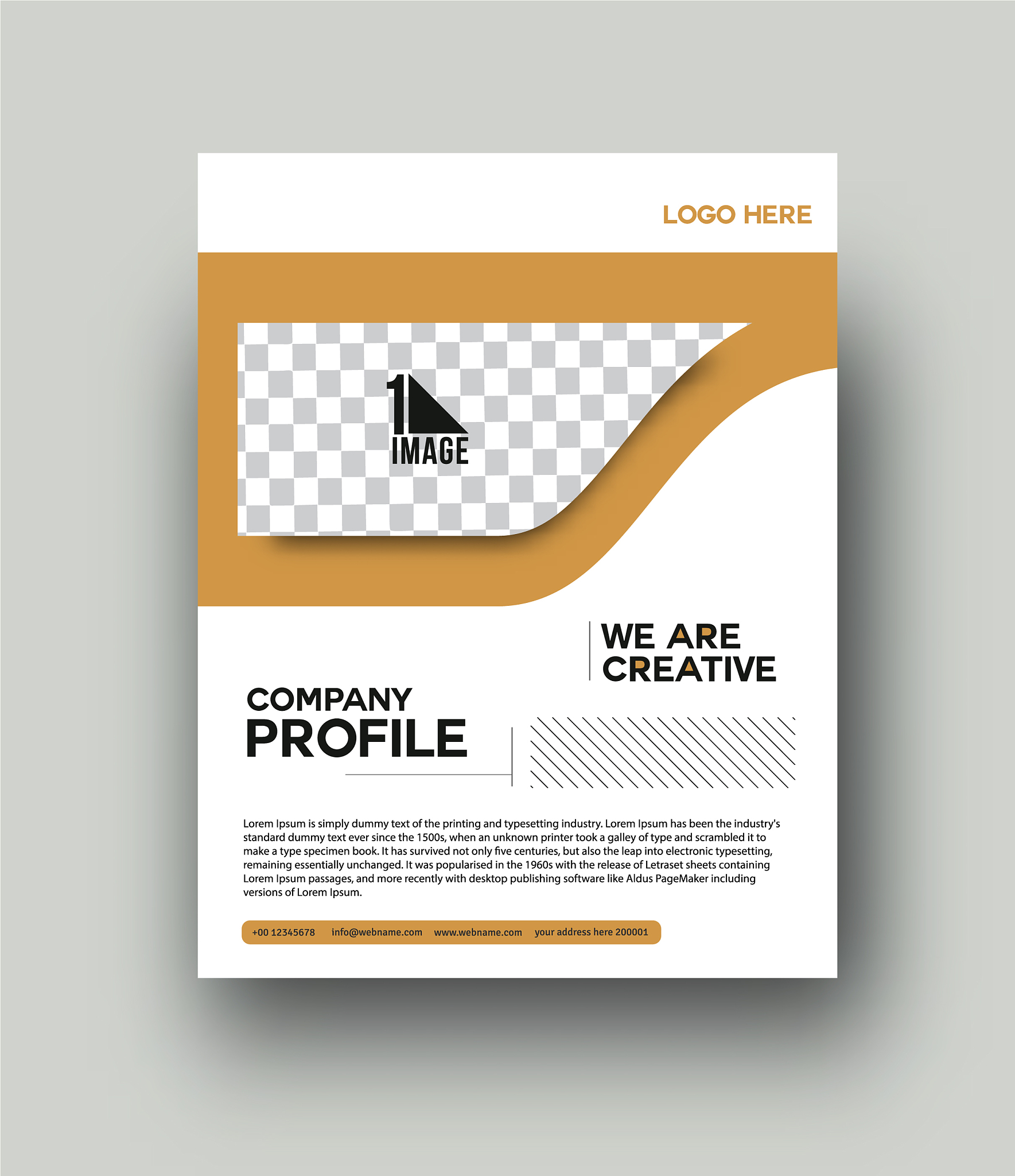 flyer poster cover design in a4 size template