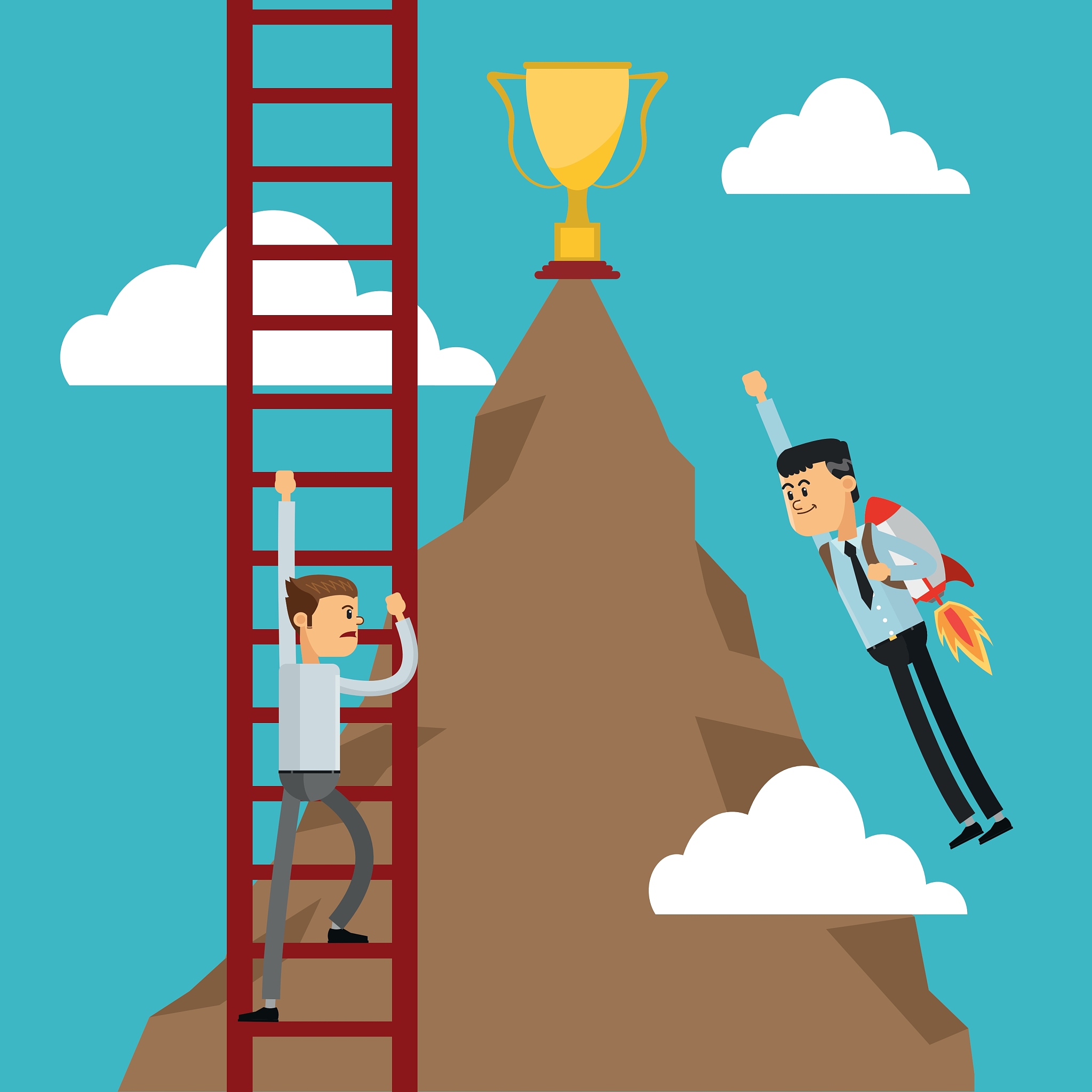 businessman design success icon colorful design
