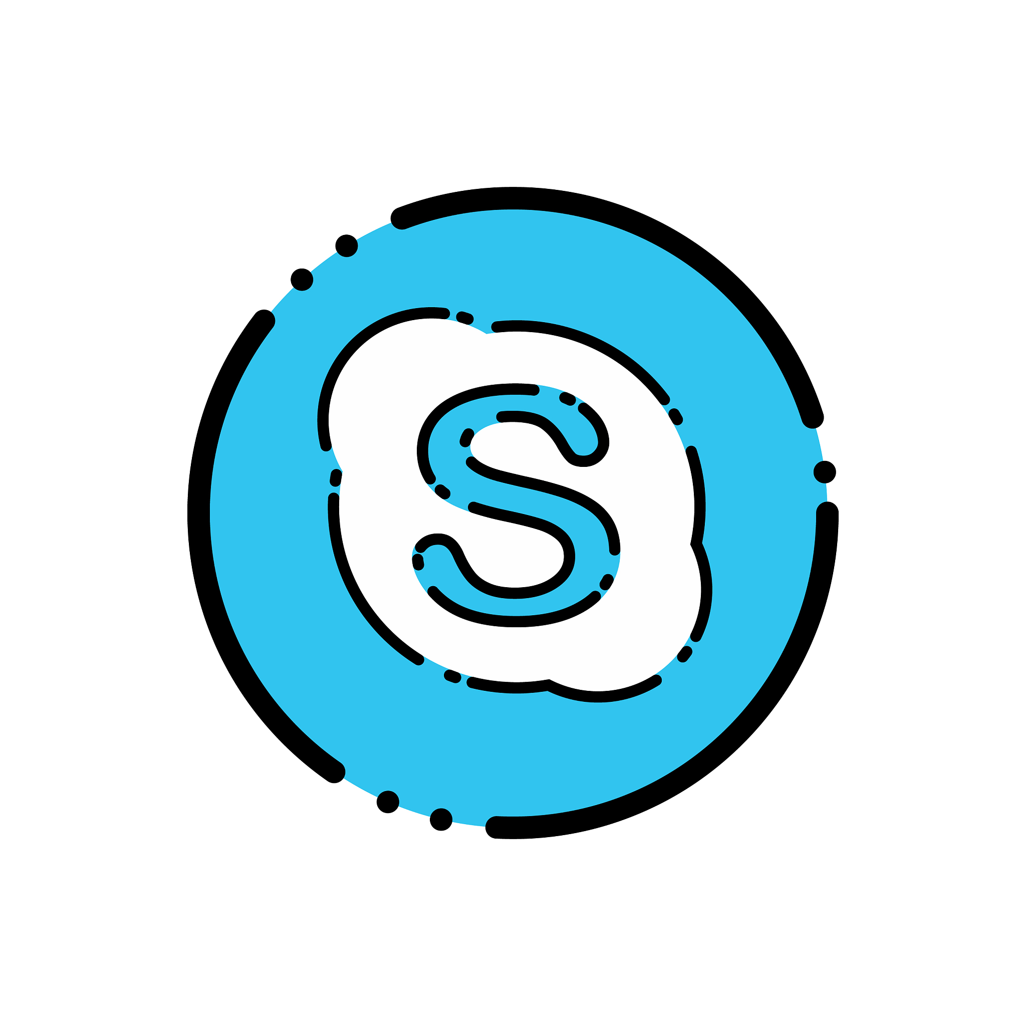skype icon design