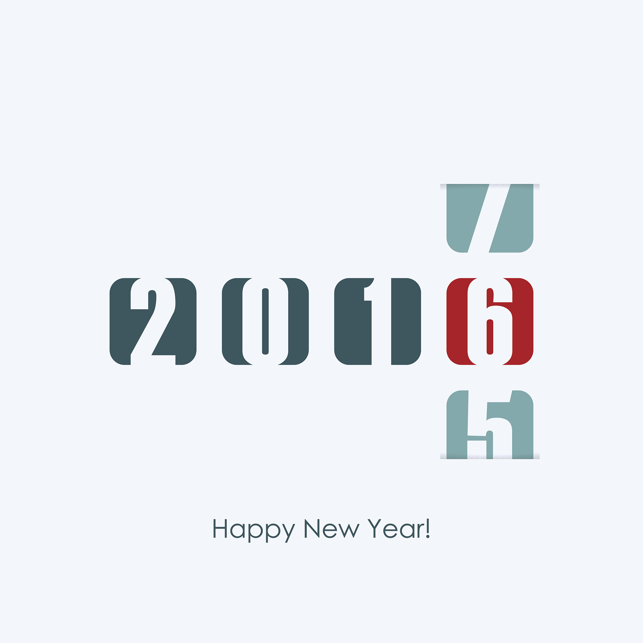 2016 new year counter.