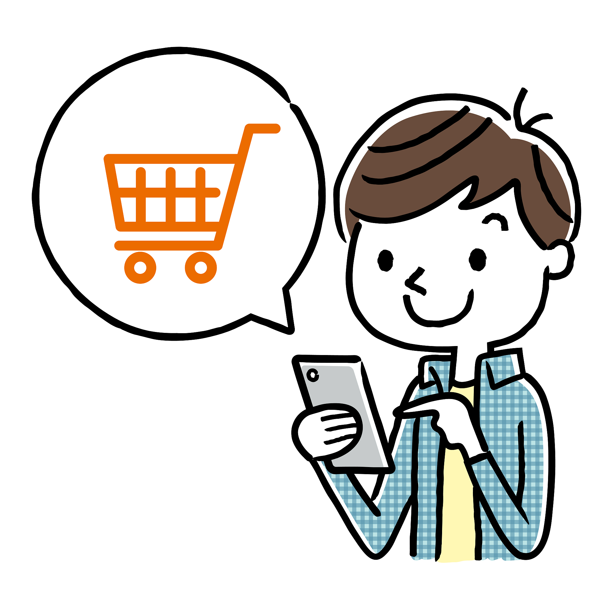 girls: smartphones, internet, shopping, shopping