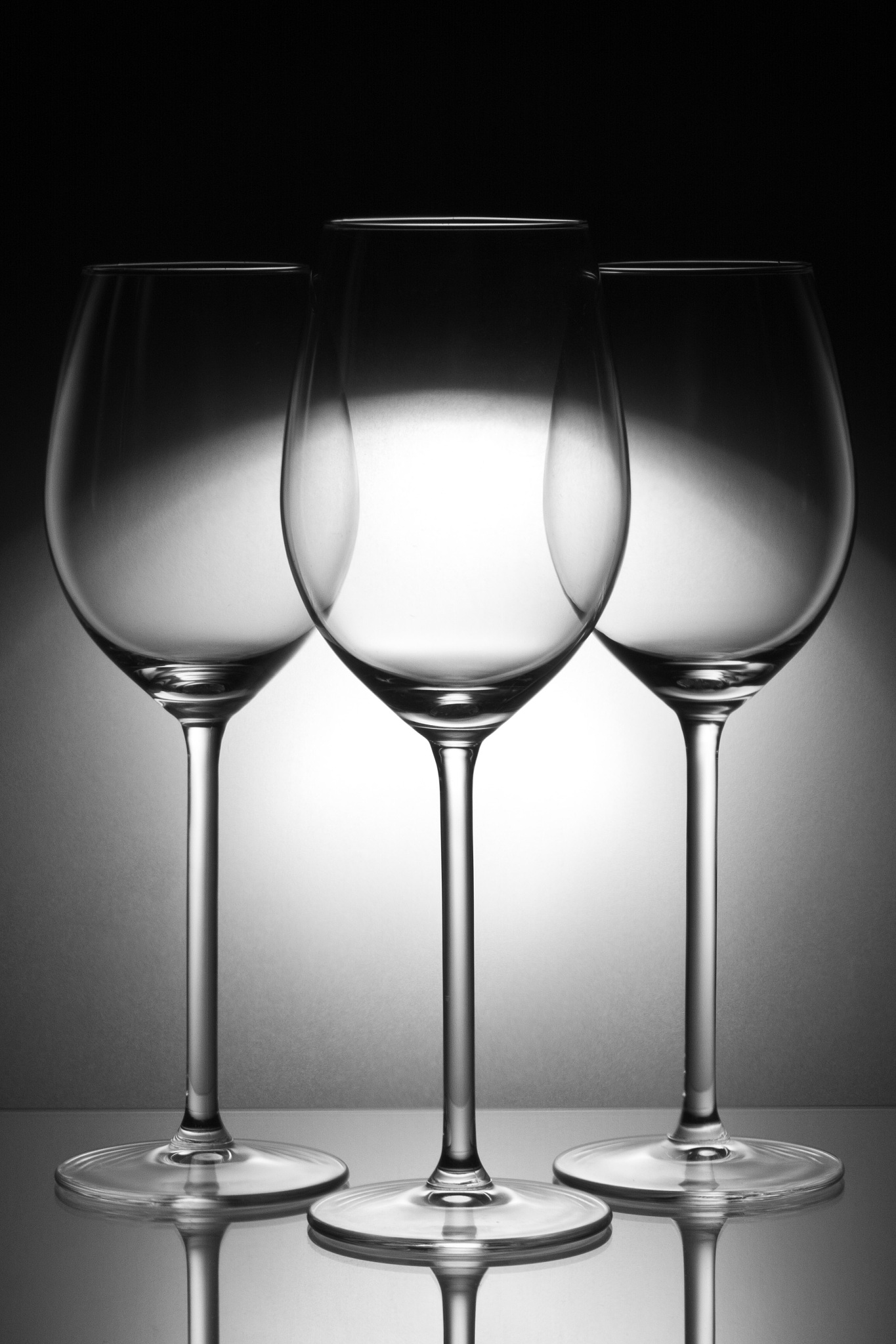 three glasses