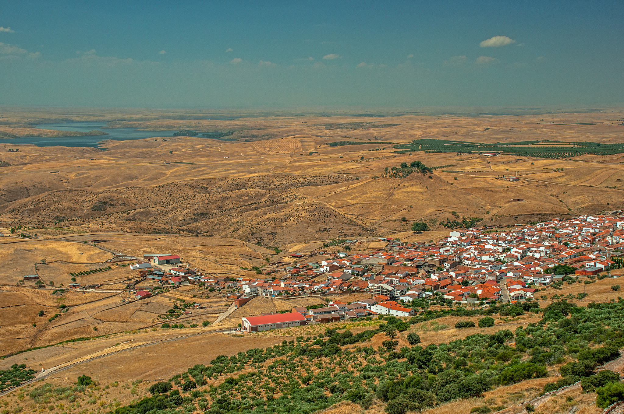 view of alcocer village in summer