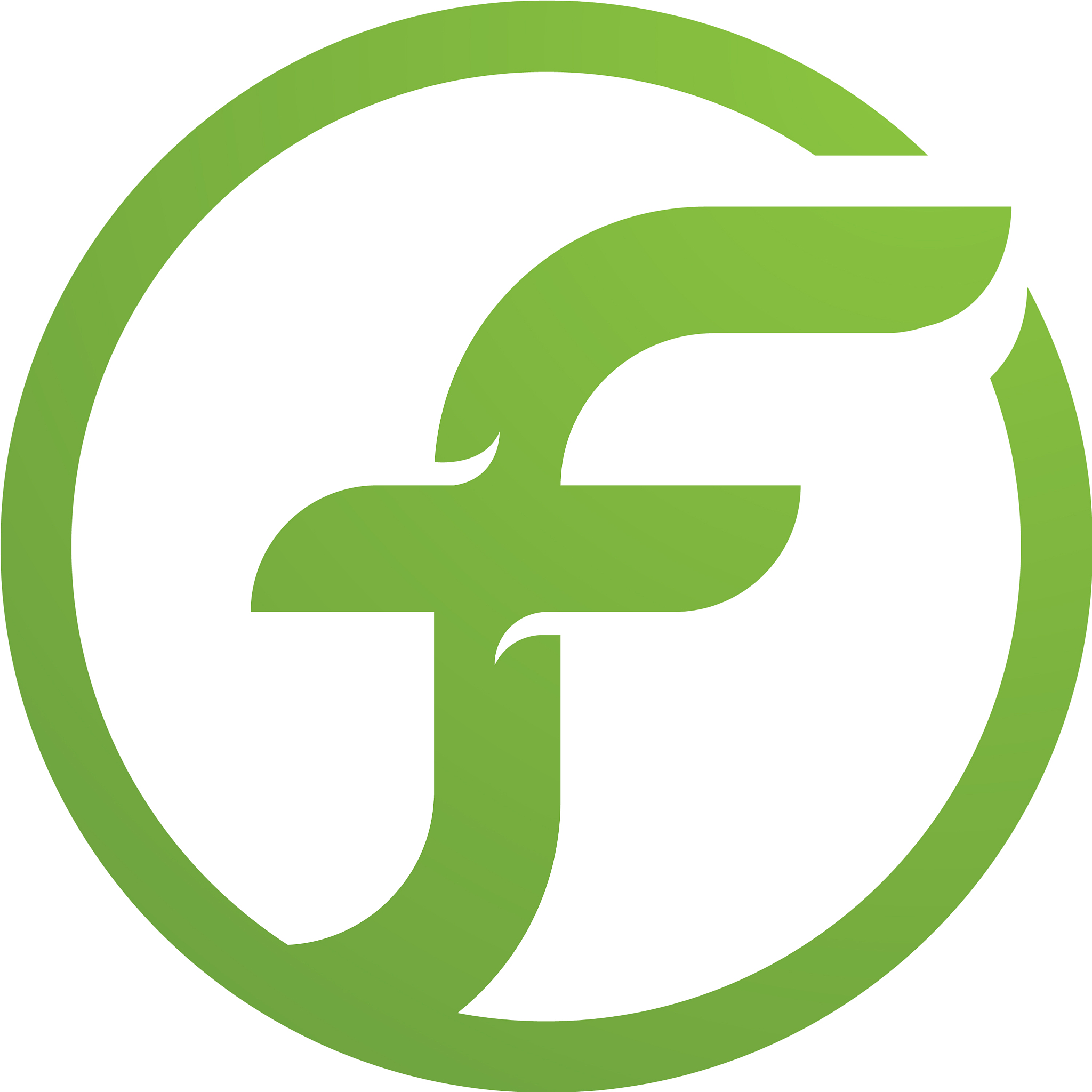 f logo letter template