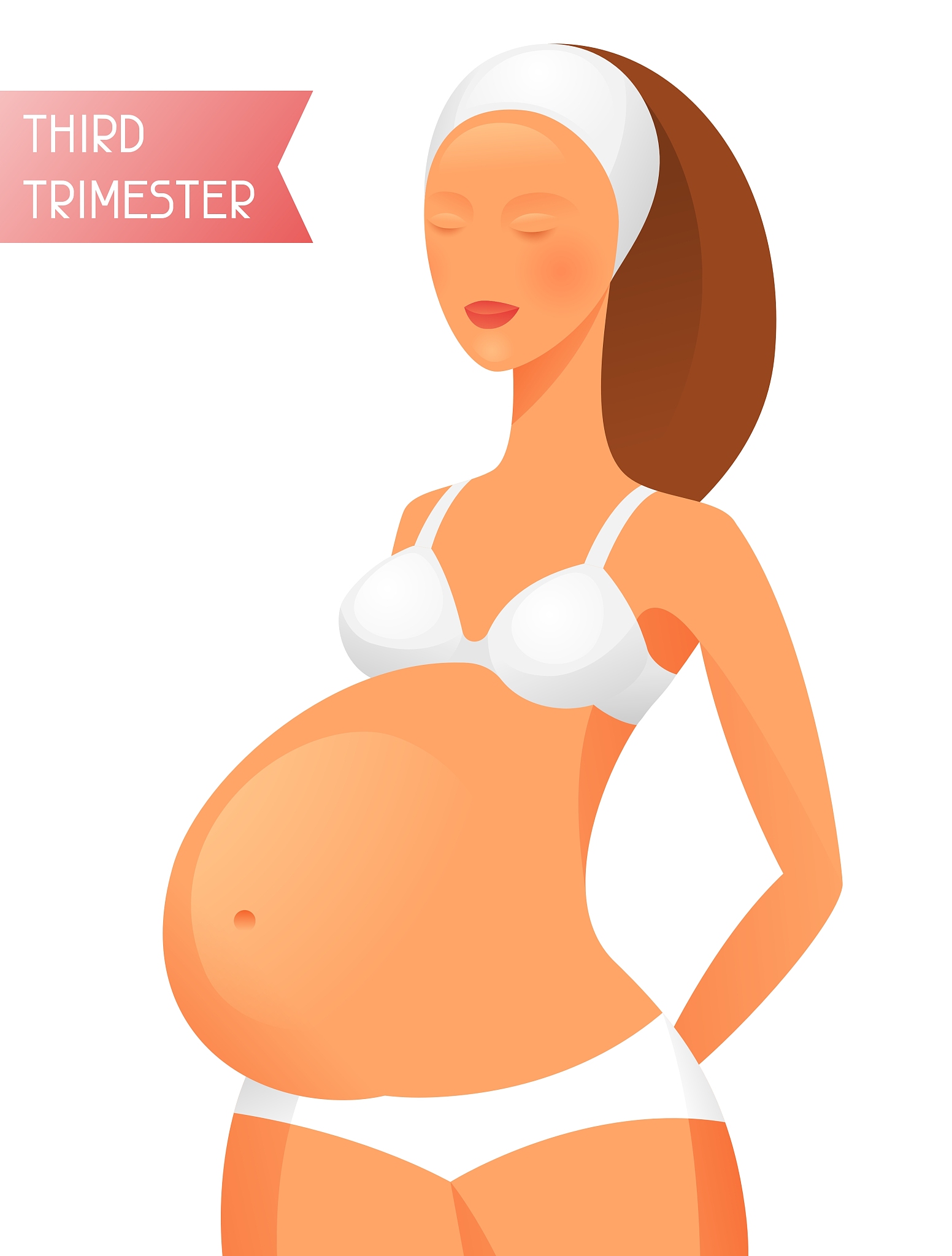pregnant women in third trimester of pregnancy