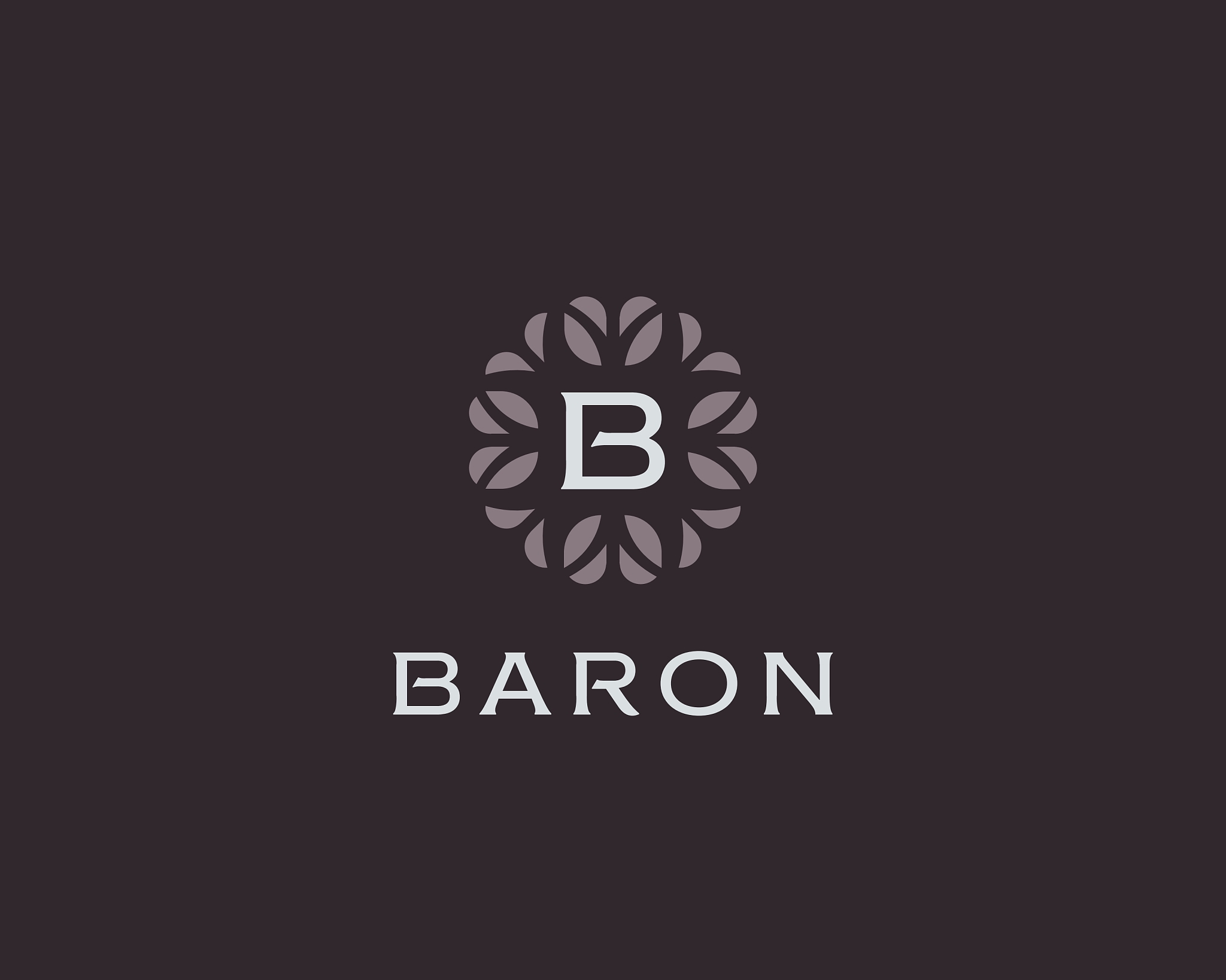premium monogram letter b initials logo universal