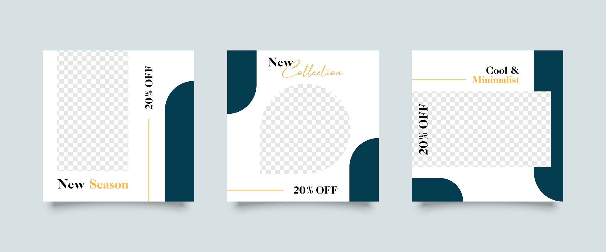 fashion social media post template