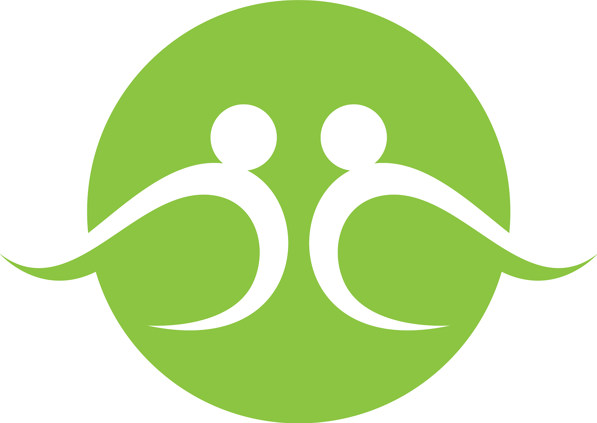 adoption and community care logo template icon