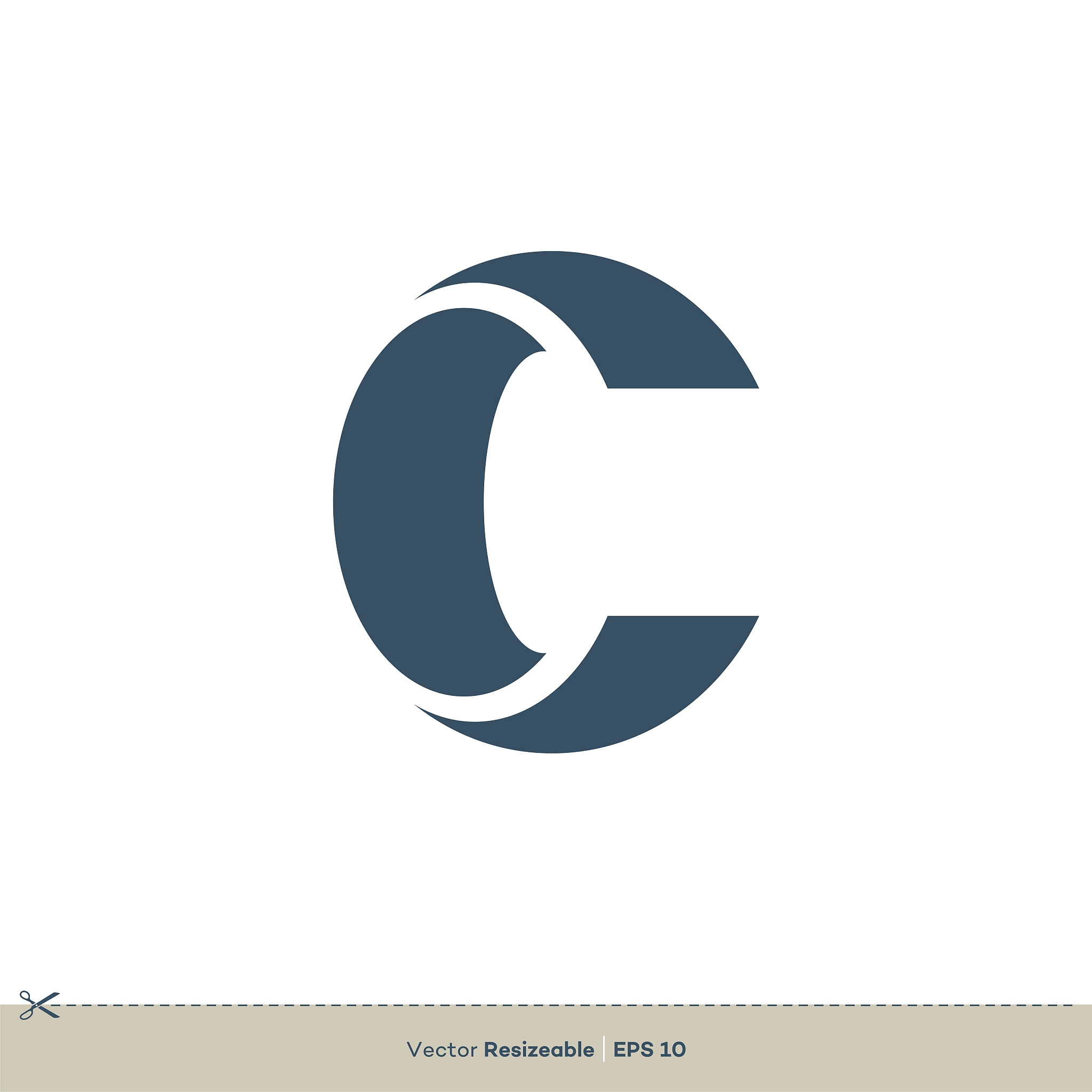 c letter vector logo template illustration design. vector eps 10