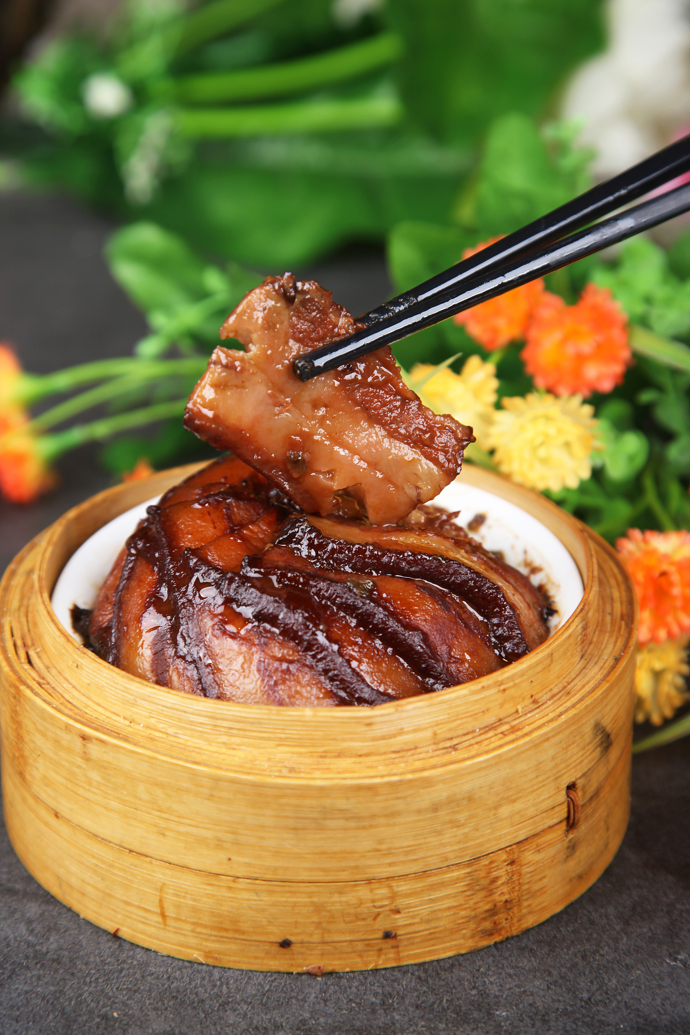 中餐美食-小笼扣肉