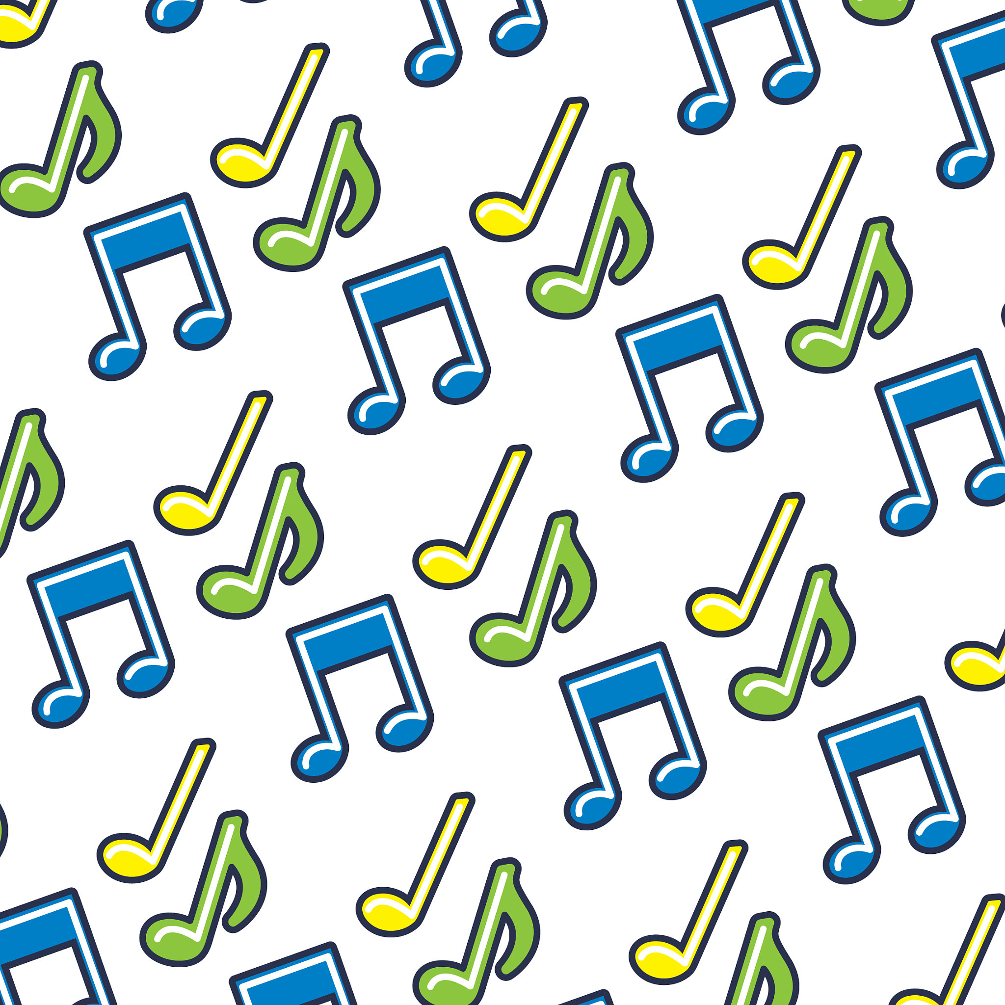 music note icon pattern