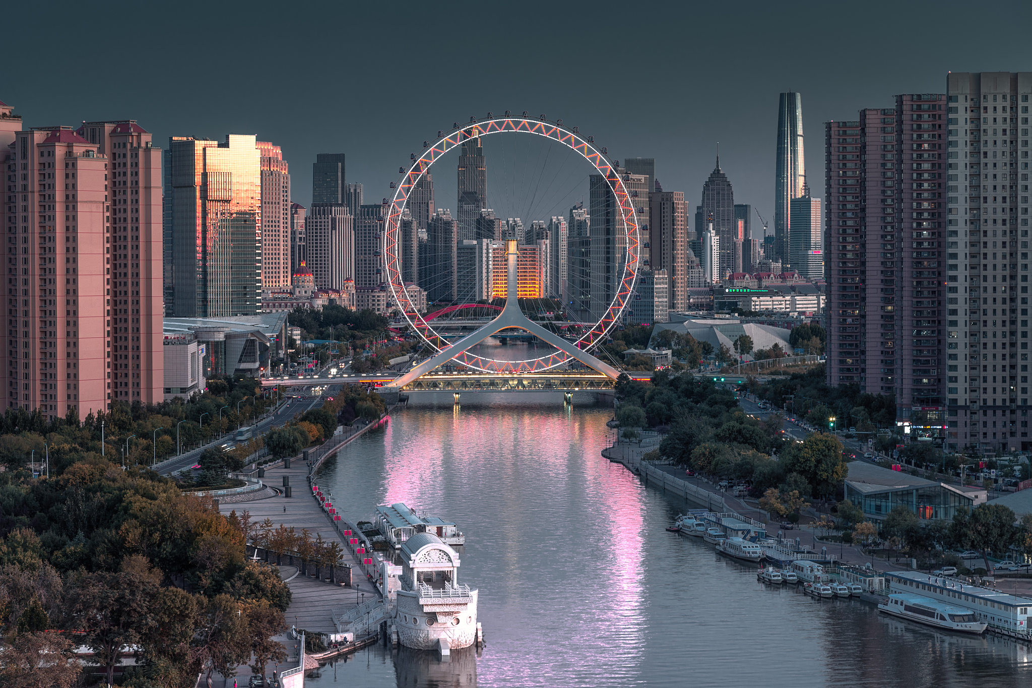 天津的夜景之美