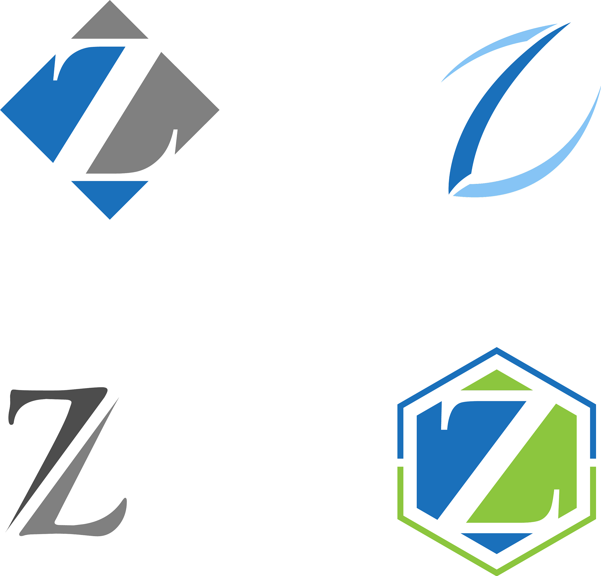 business corporate letter z logo design