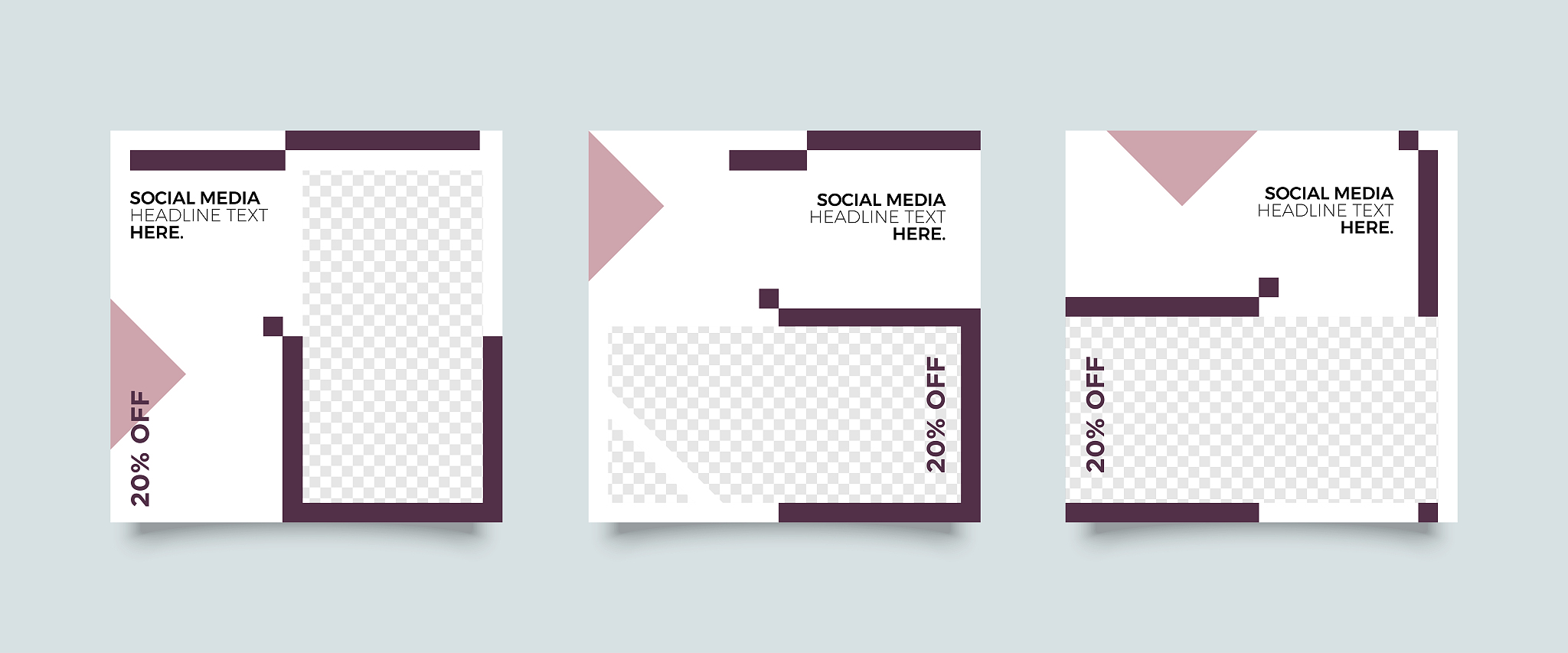 fashion social media post template