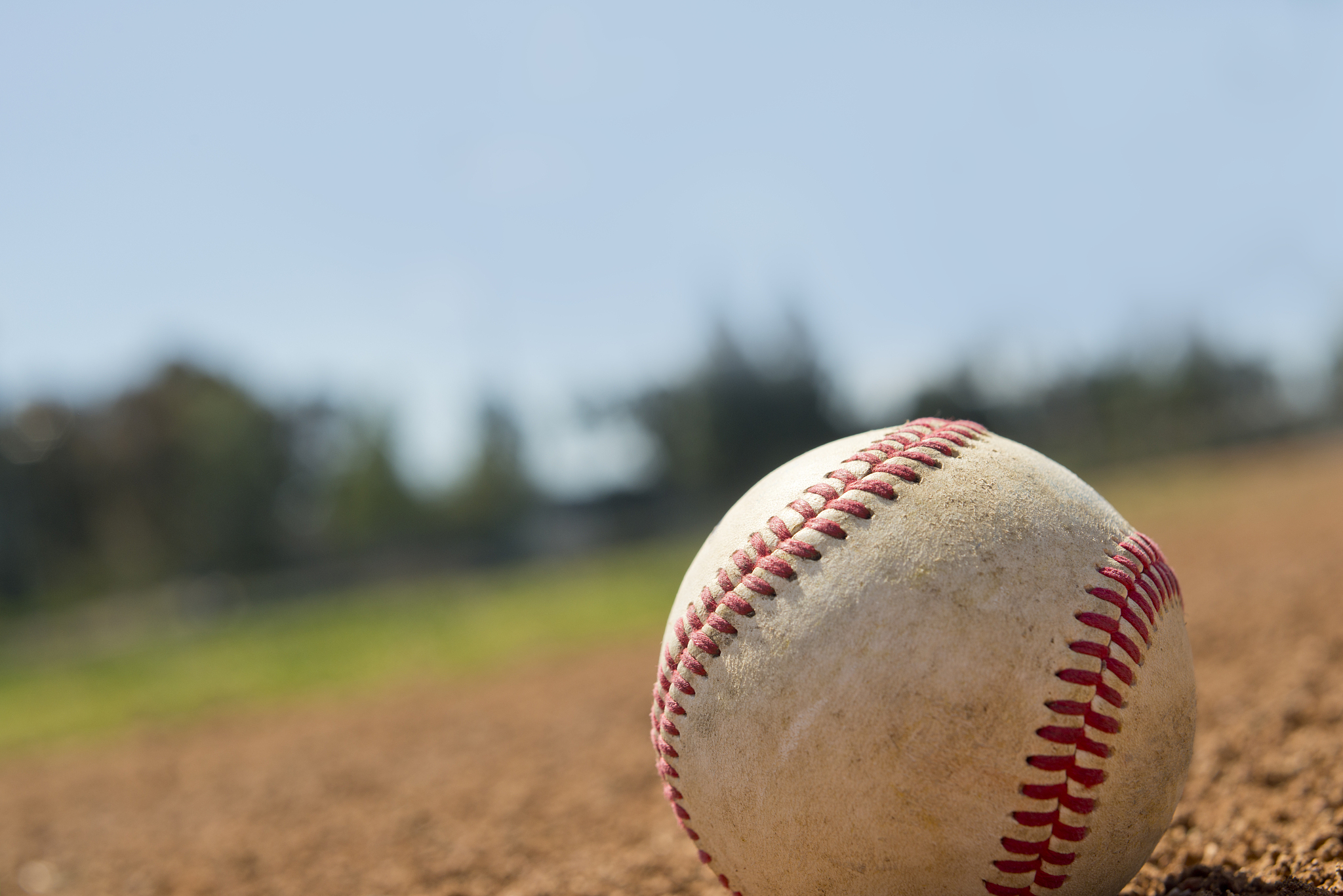 baseball on field