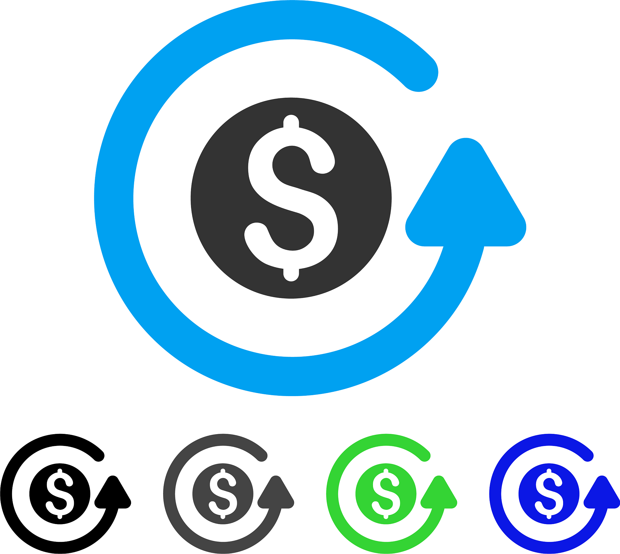refund flat icon