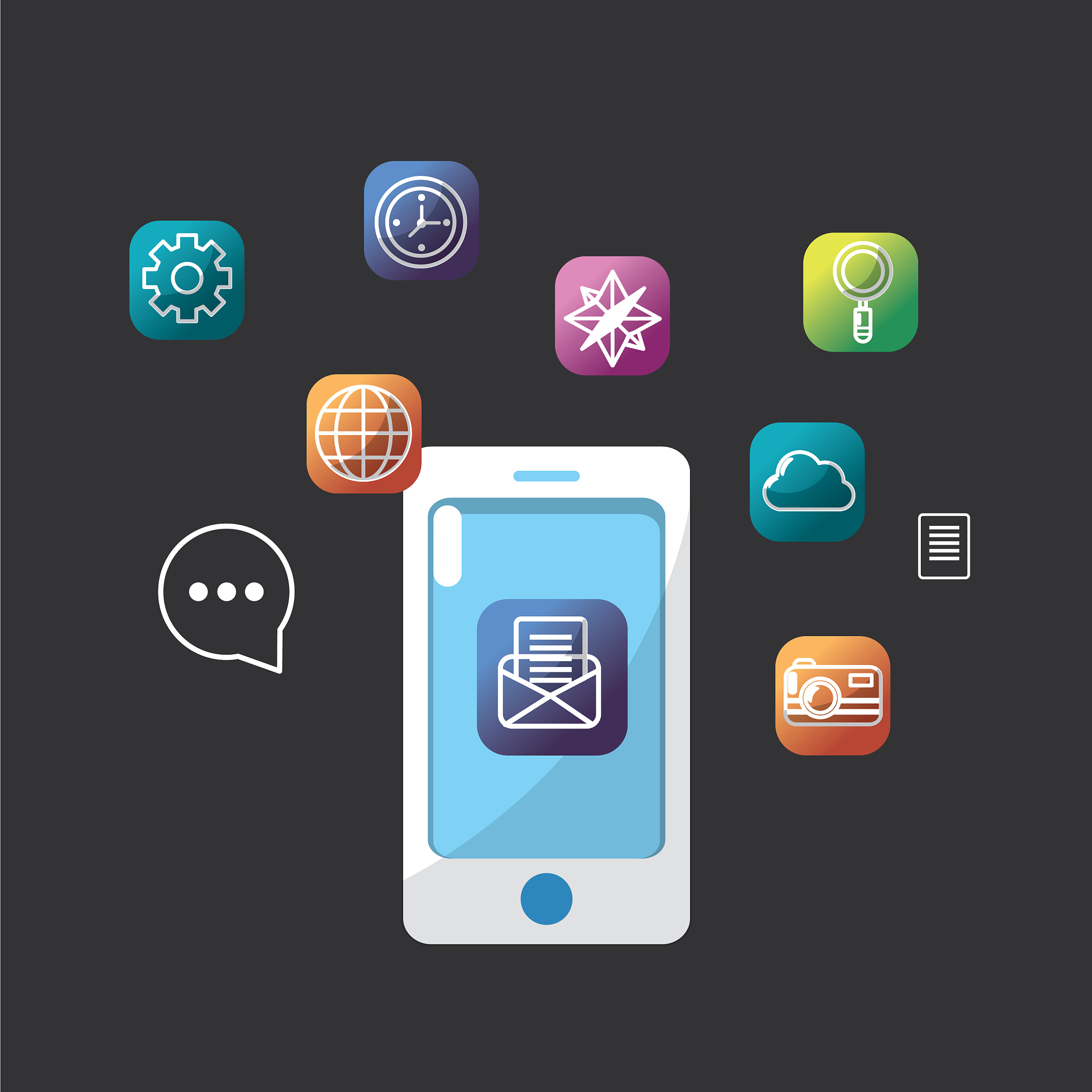 technology smartphone apps connection server