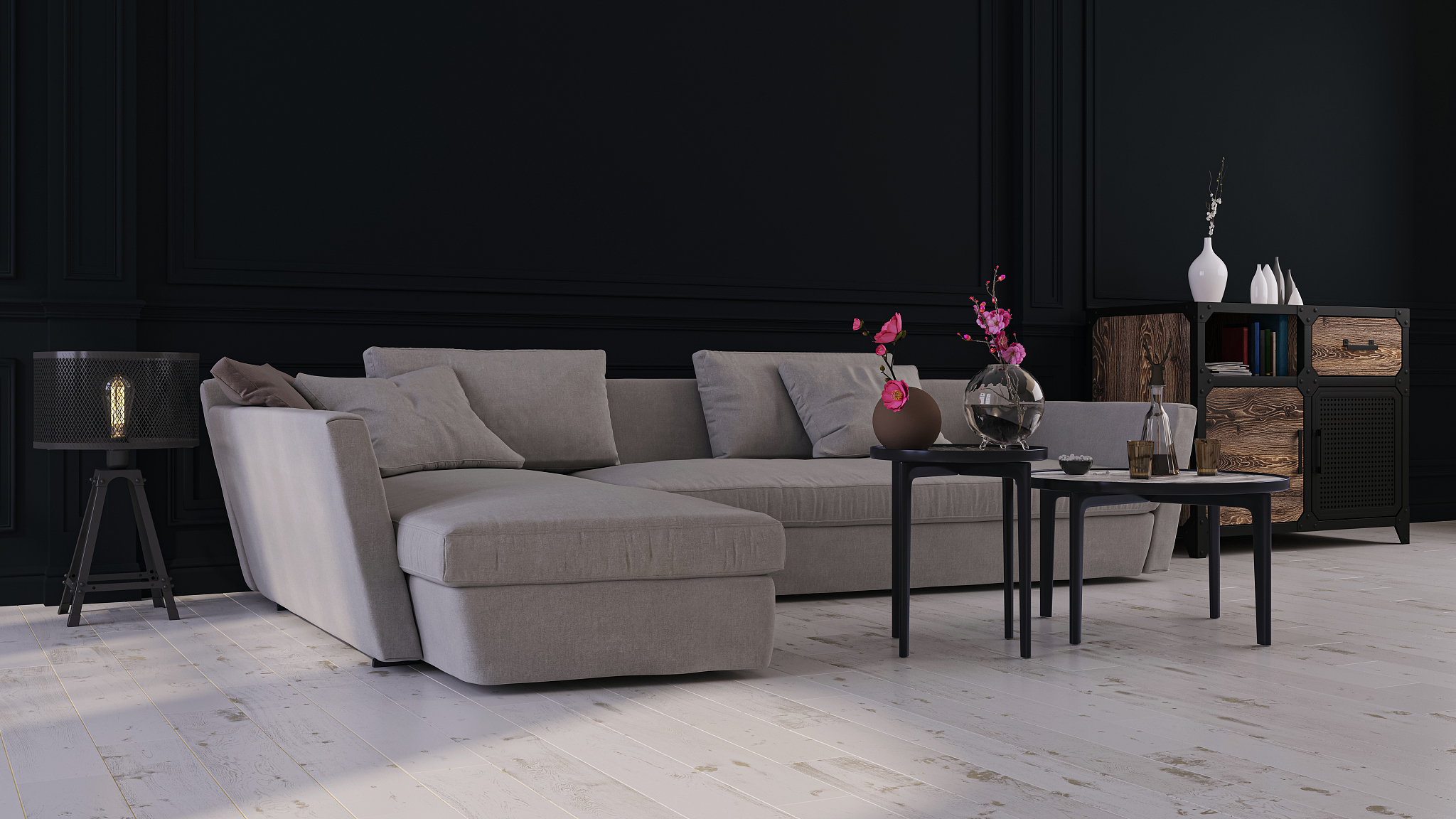 decorative background for home, office and hotel. modern interio