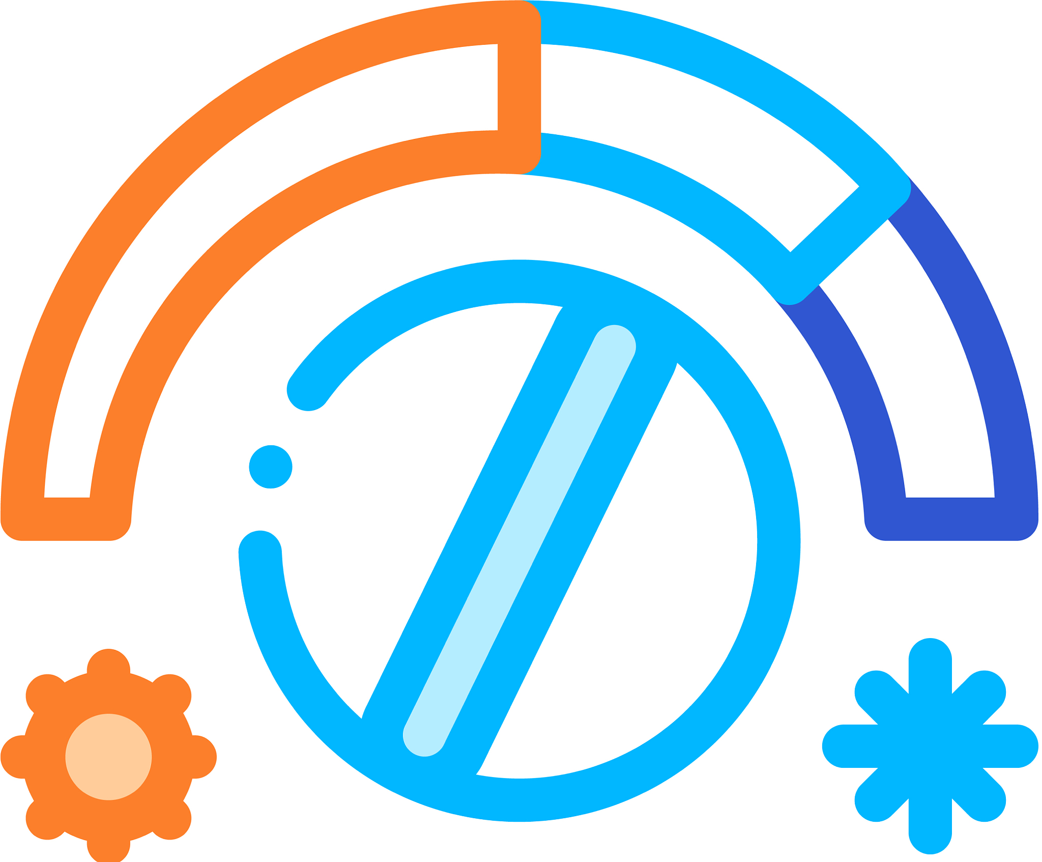 termostat heating and cooling detail icon