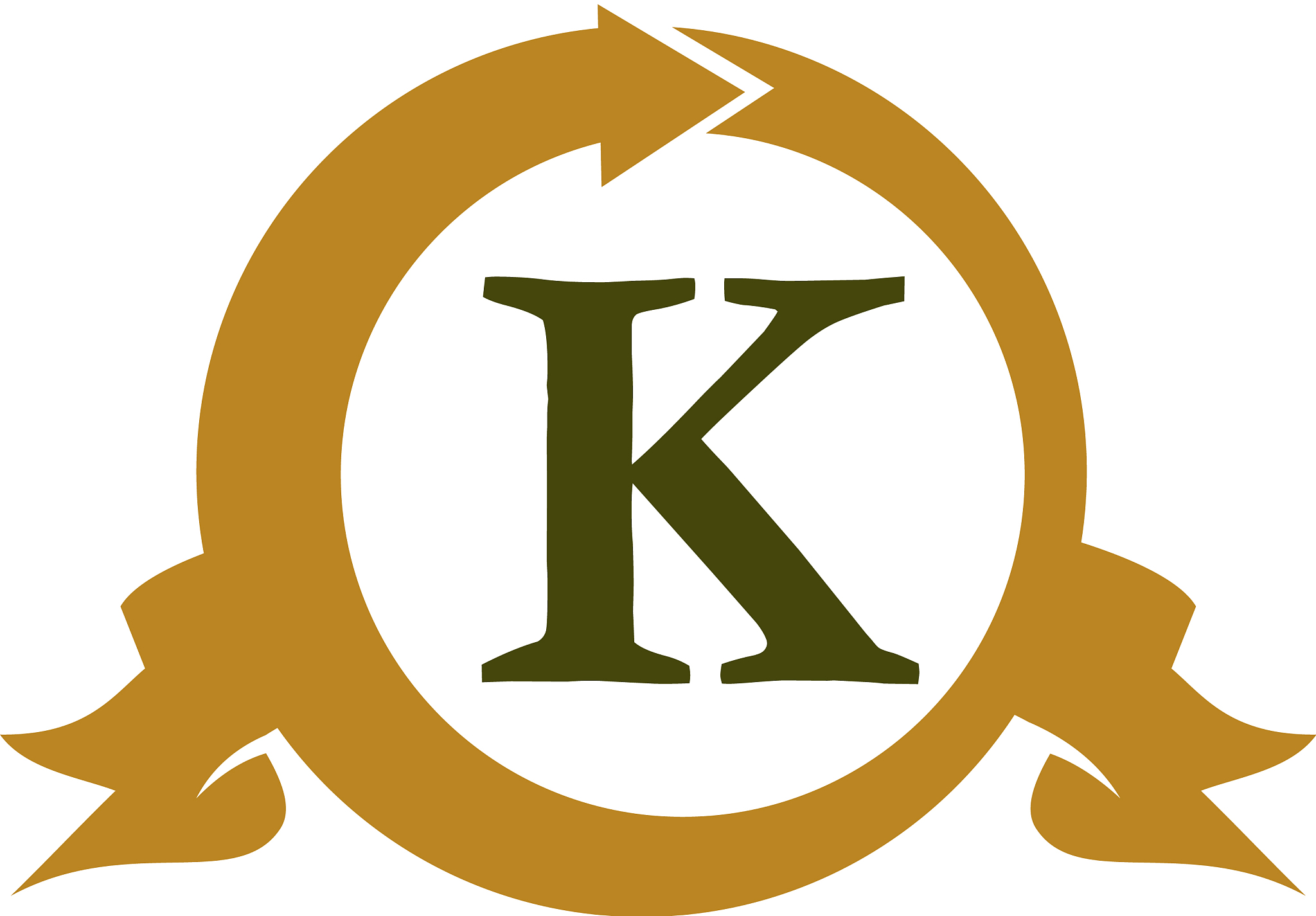 modern logo solution letter k