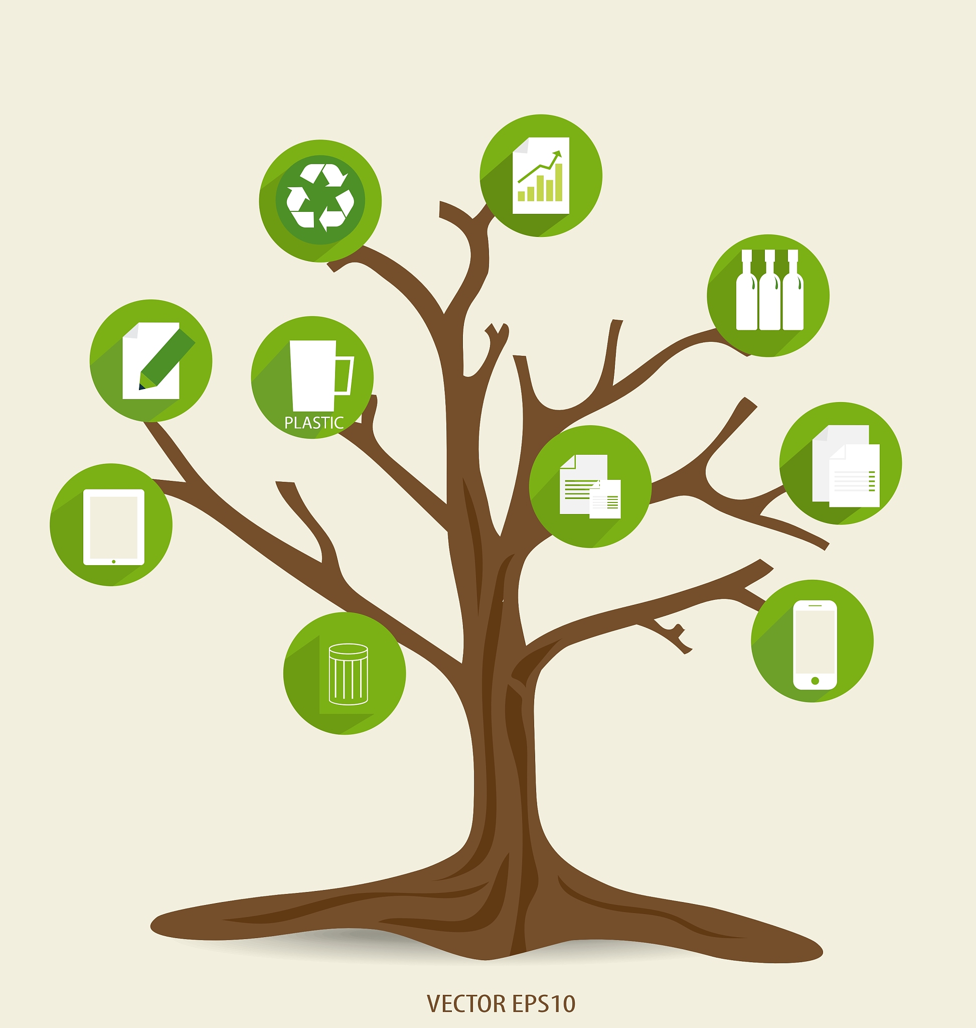 ecology infographics design elements