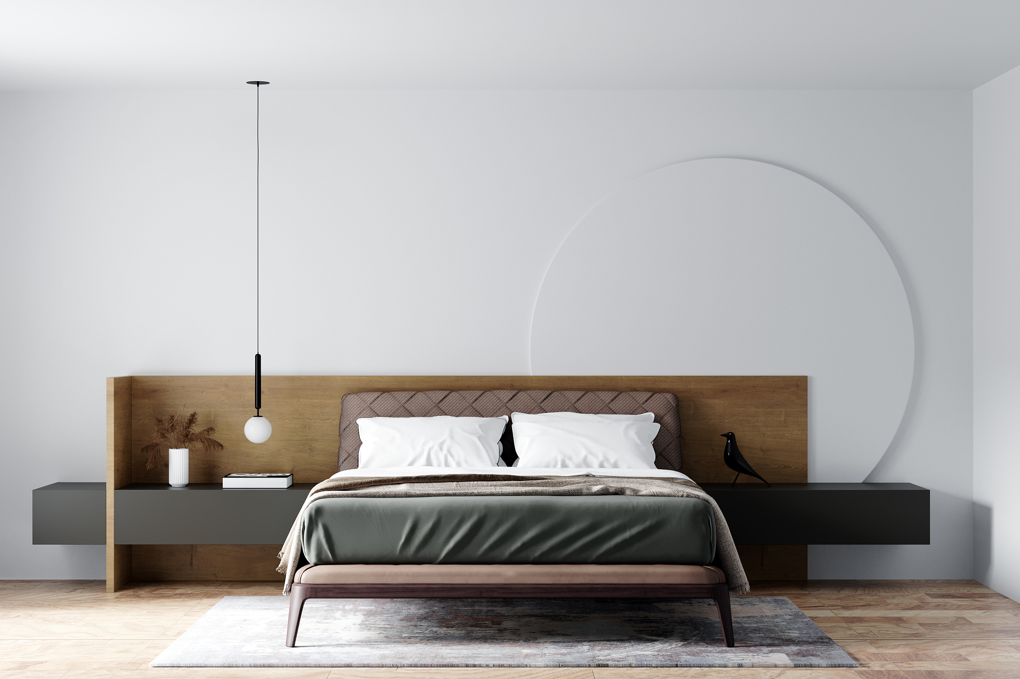 interior wall mockup