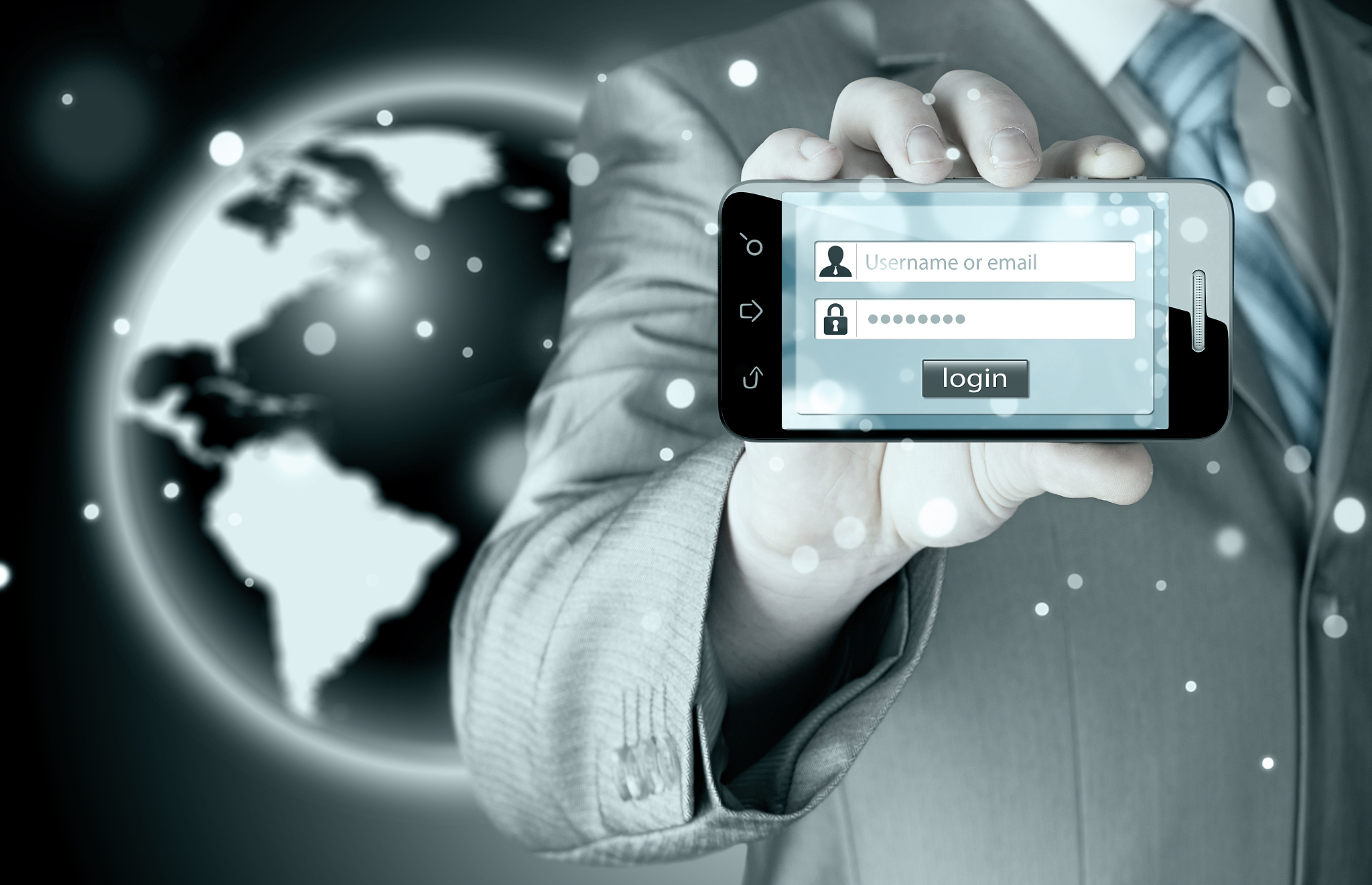 login and password