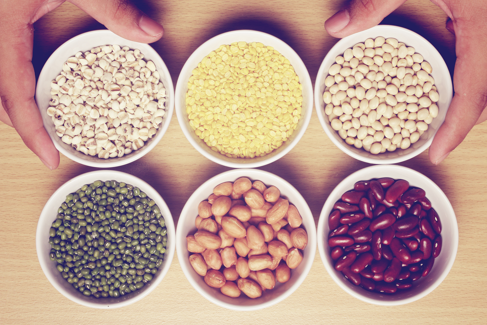 fresh assorted grains