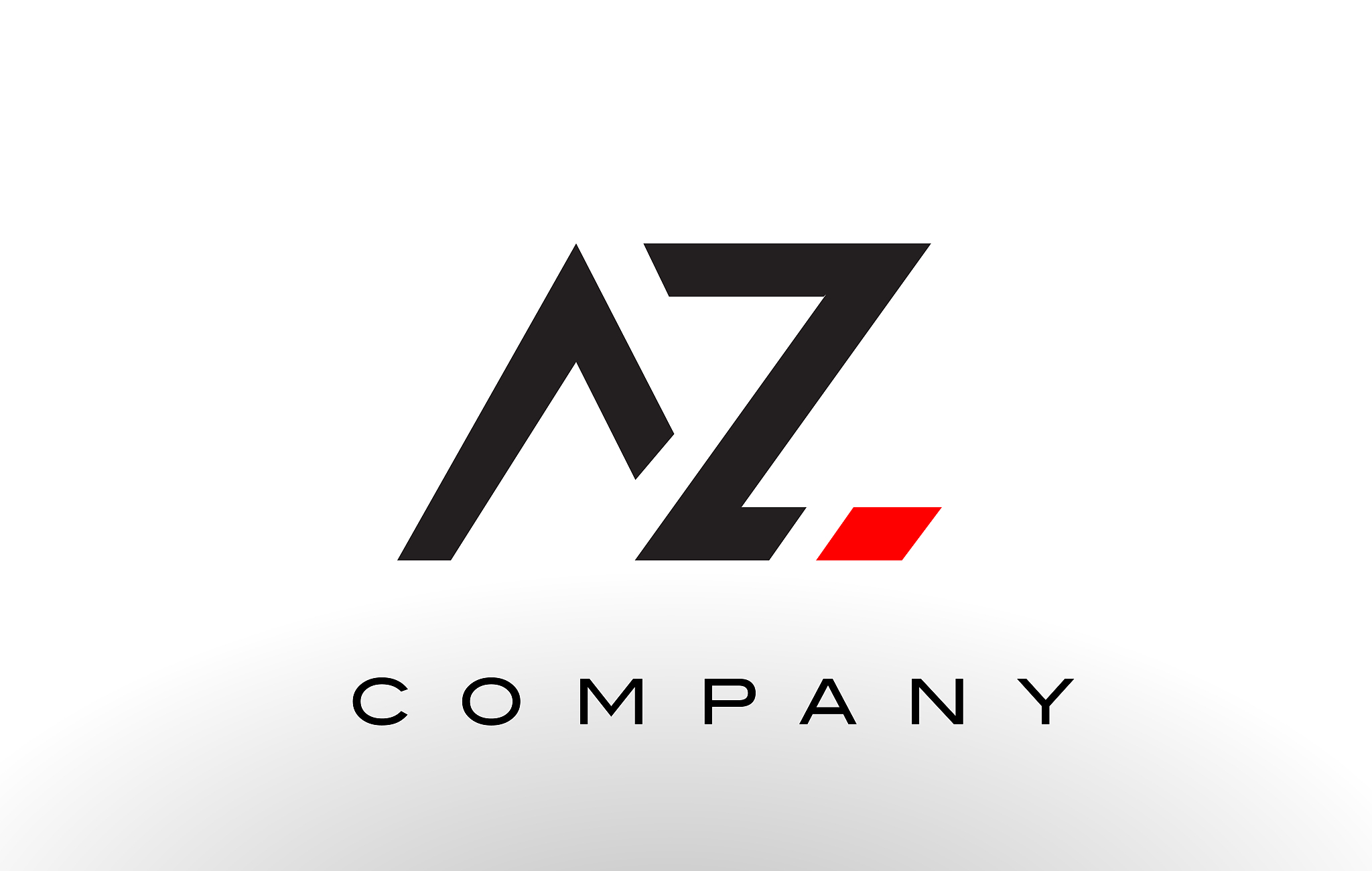 az logo letter design