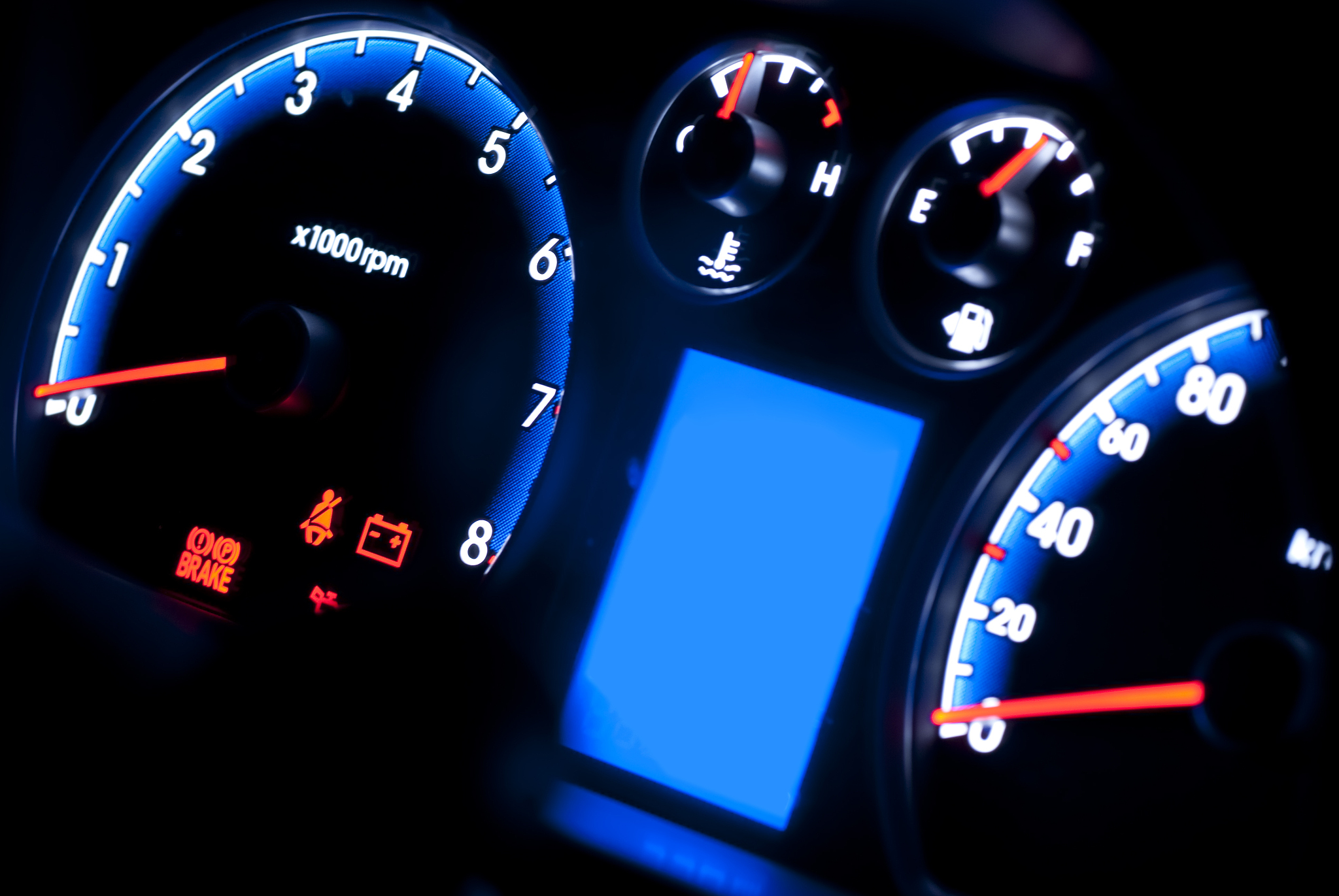 car instrument panel