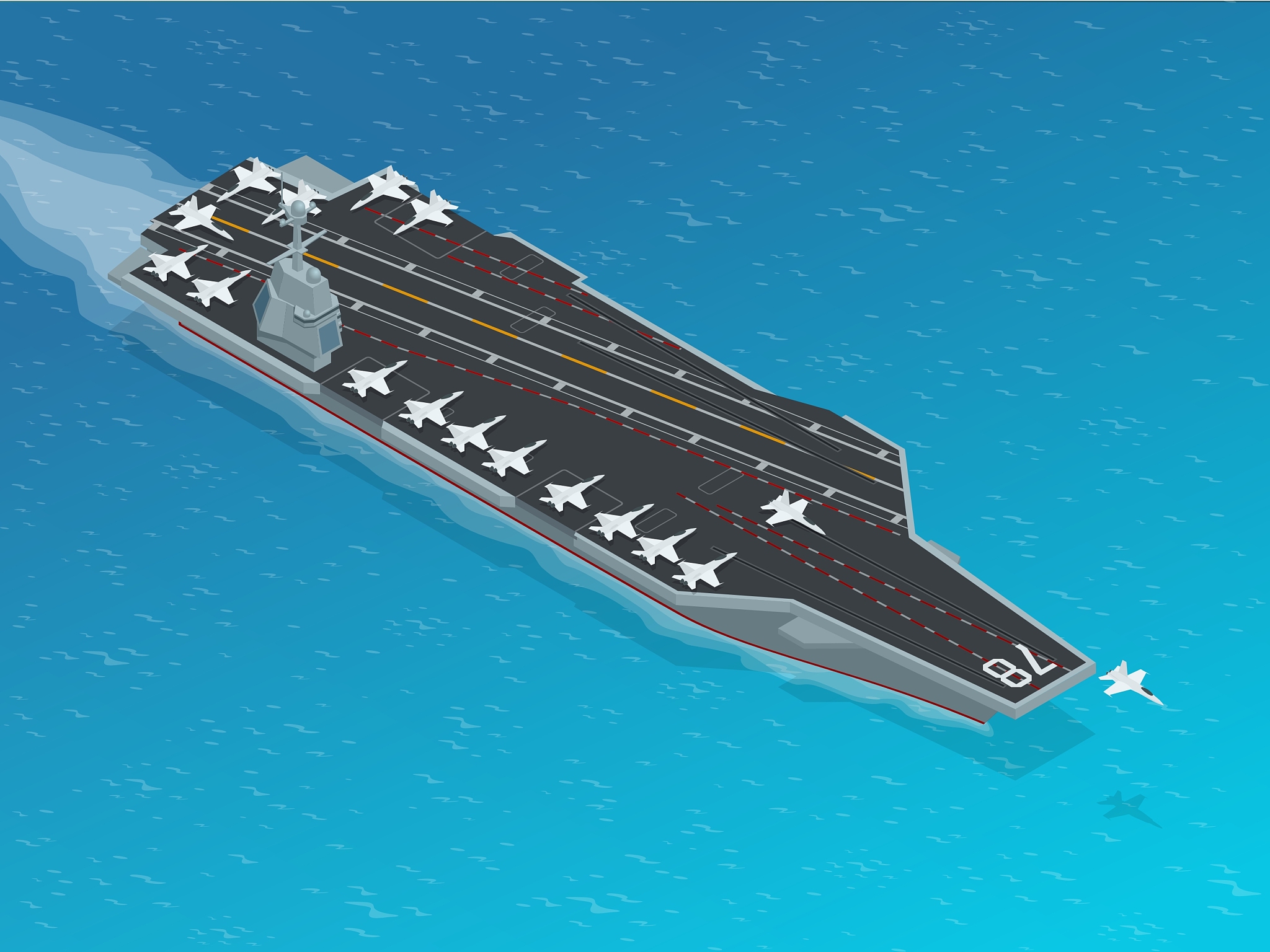 aircraft assigned to the nuclear-powered aircraft