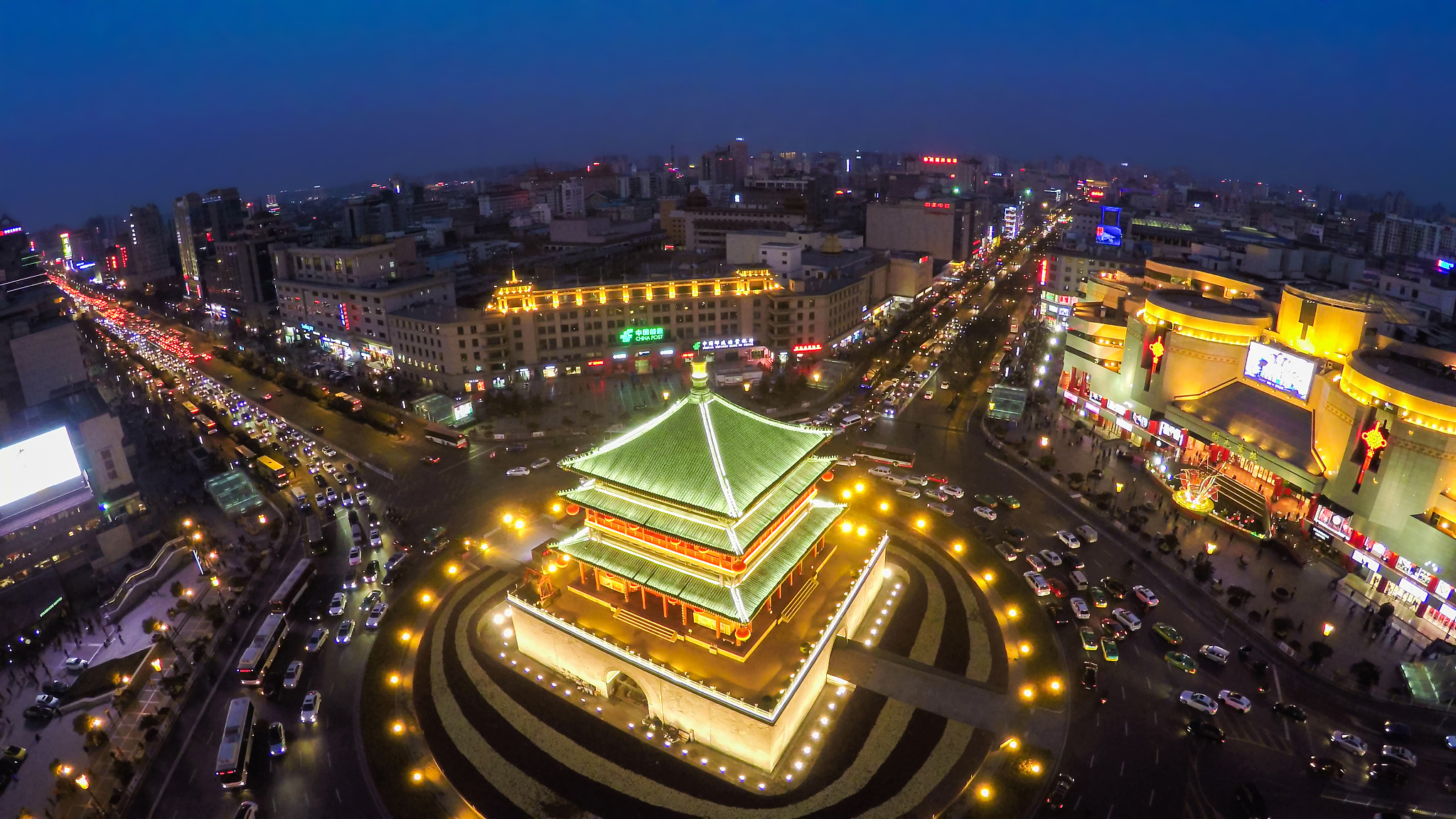 bell tower in xi'an