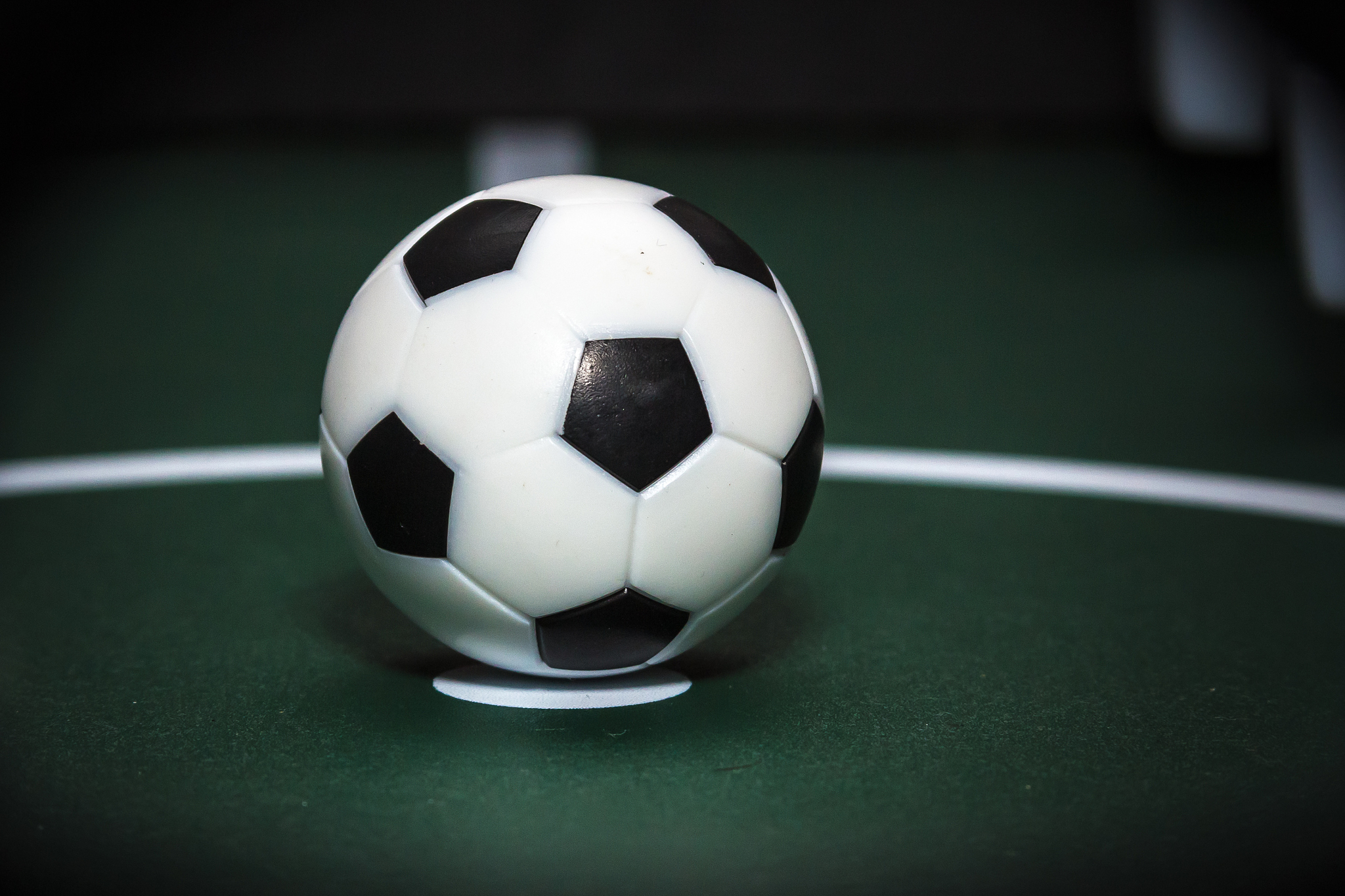soccer table game. green fieldsoccer table game. green field and