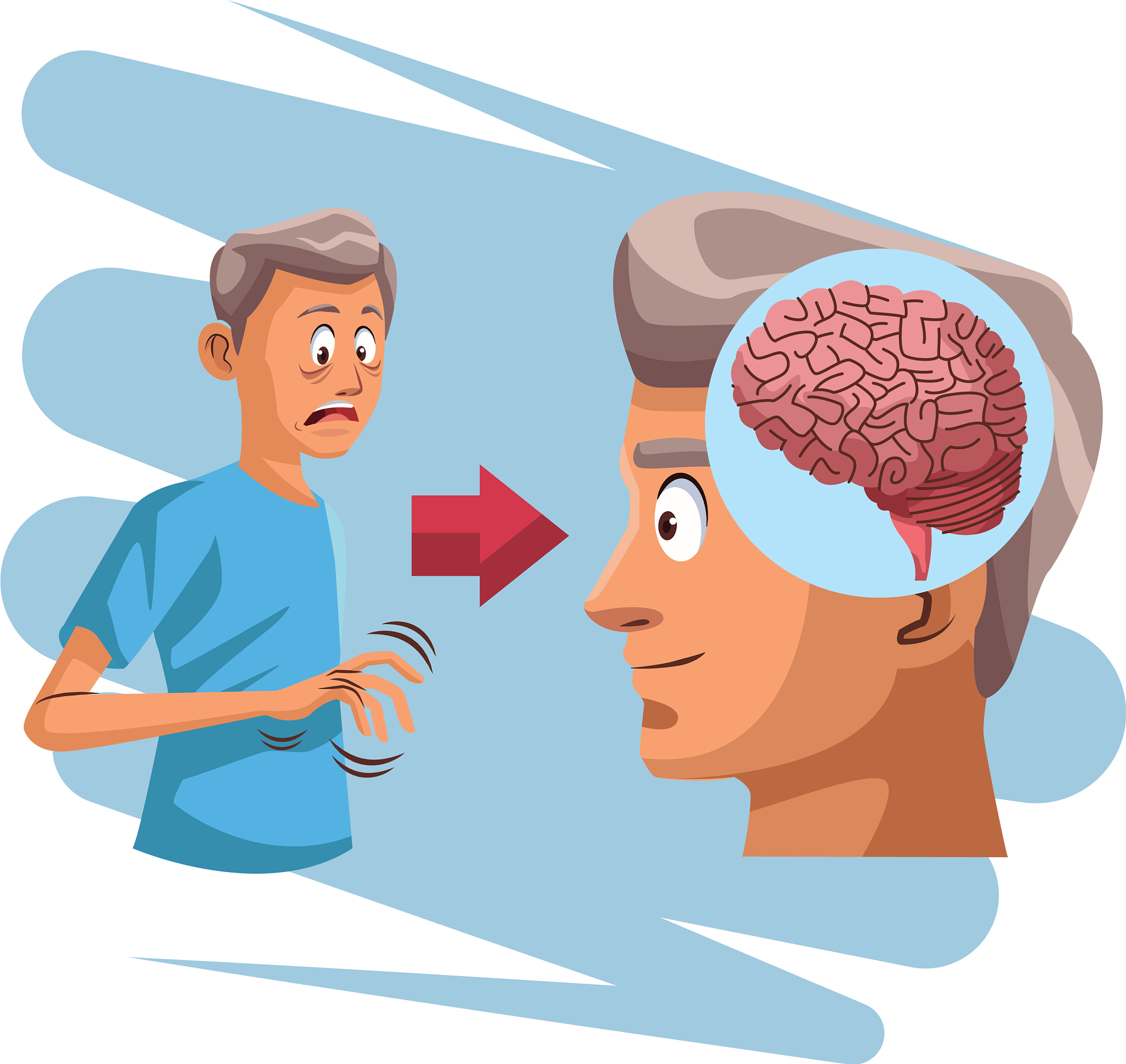 急性脑梗死患者：咳嗽、咳痰伴言语困难，左侧内分水岭梗死