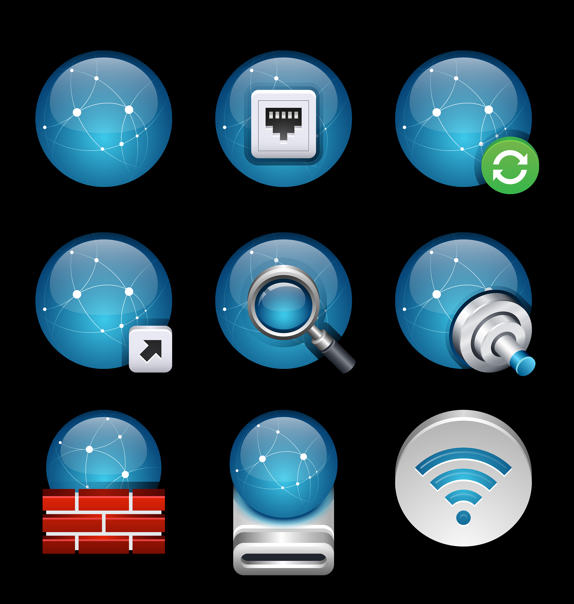 network icons