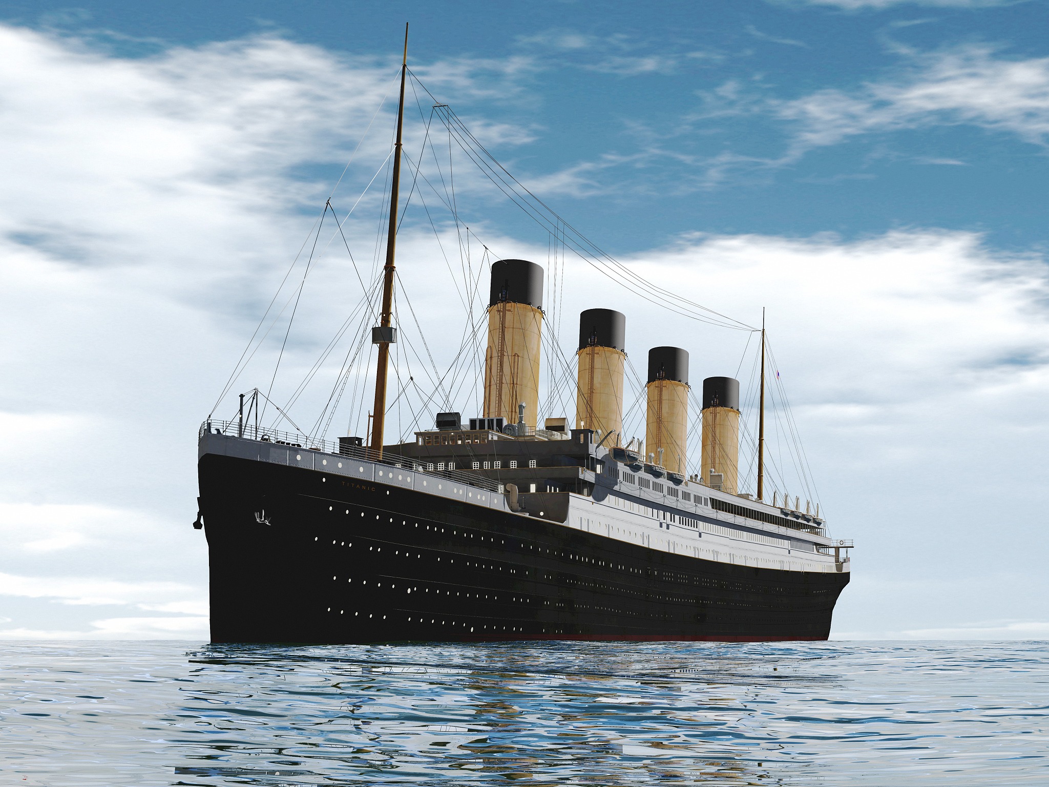 dimana reruntuhan kapal Titanic