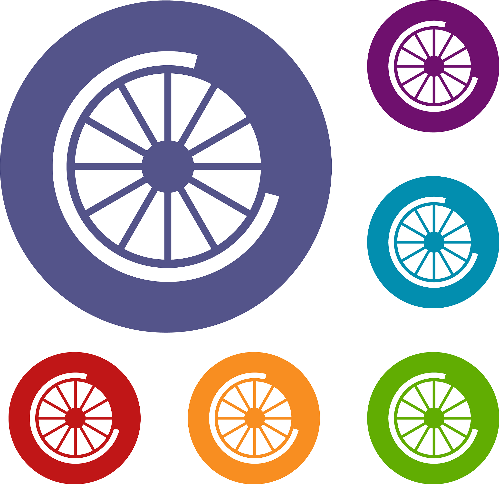 sign incomplete download icons set