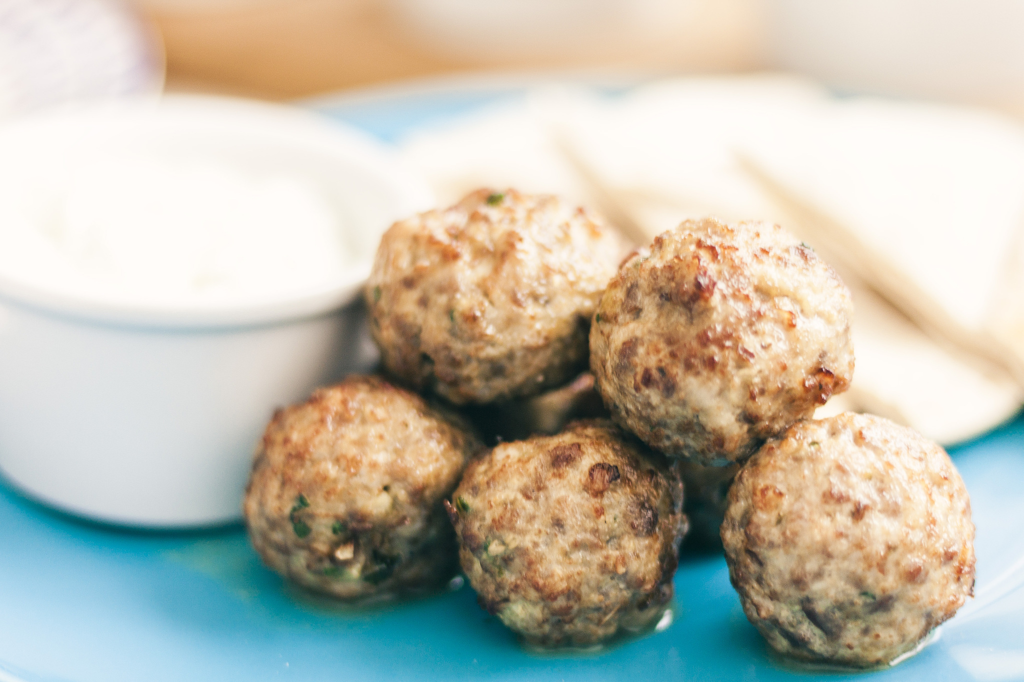 fried minced meat with sauce and tortillas, traditional greek lu
