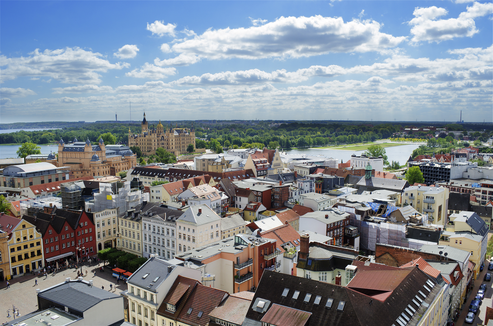 schwerin city view