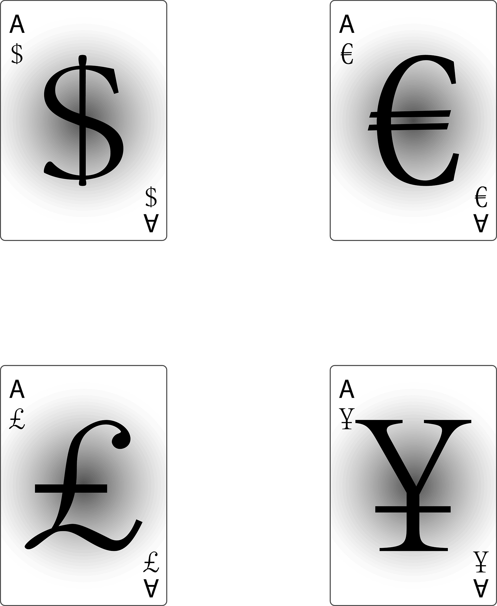 four aces currency